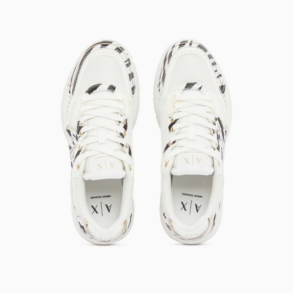 Дамски маратонки Armani Exchange Women Sneakers XW002152 AF27416 M0421 Top View
