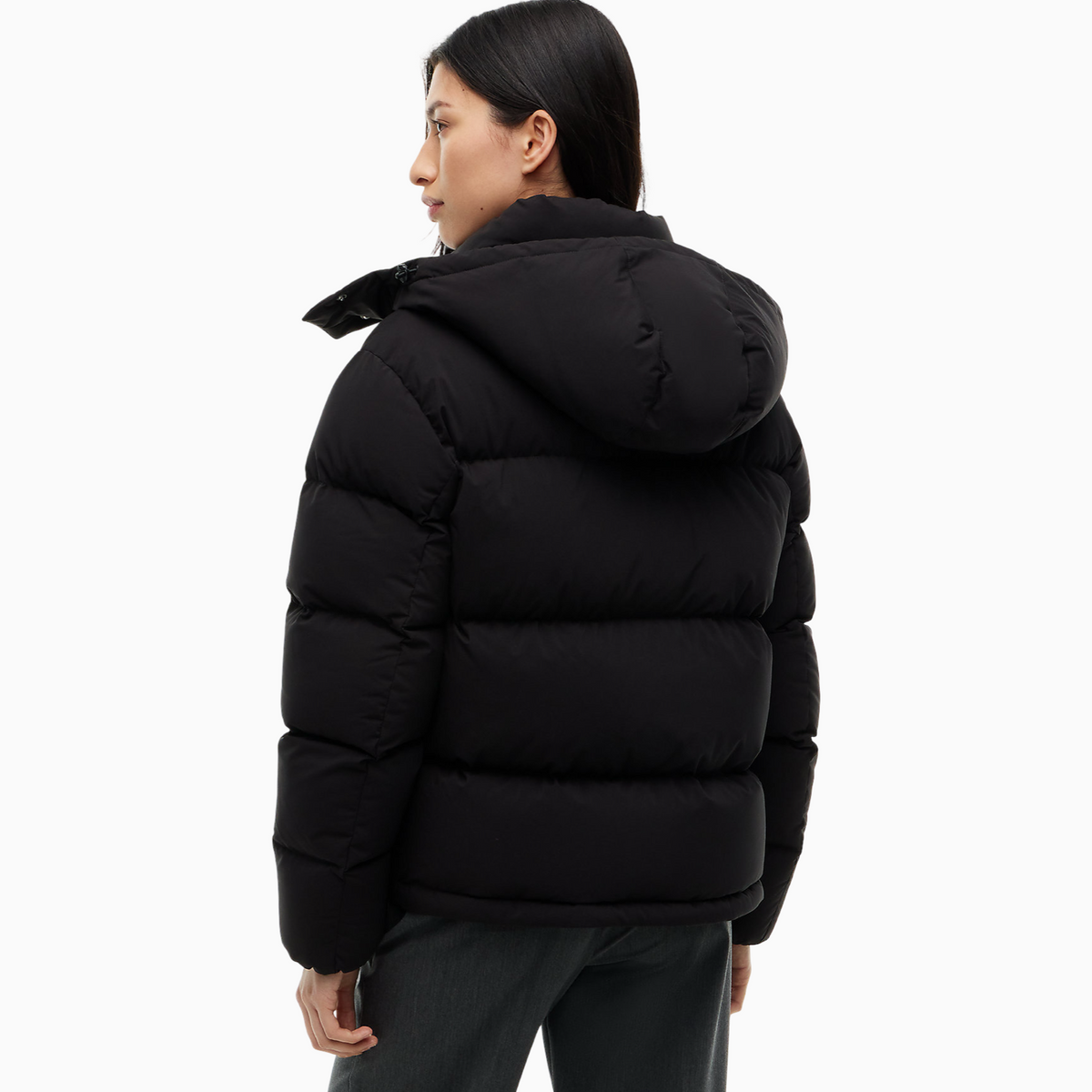 Дамско зимно яке Tommy Hilfiger Alaska Women Jacket DW0DW18610 BDS Back View