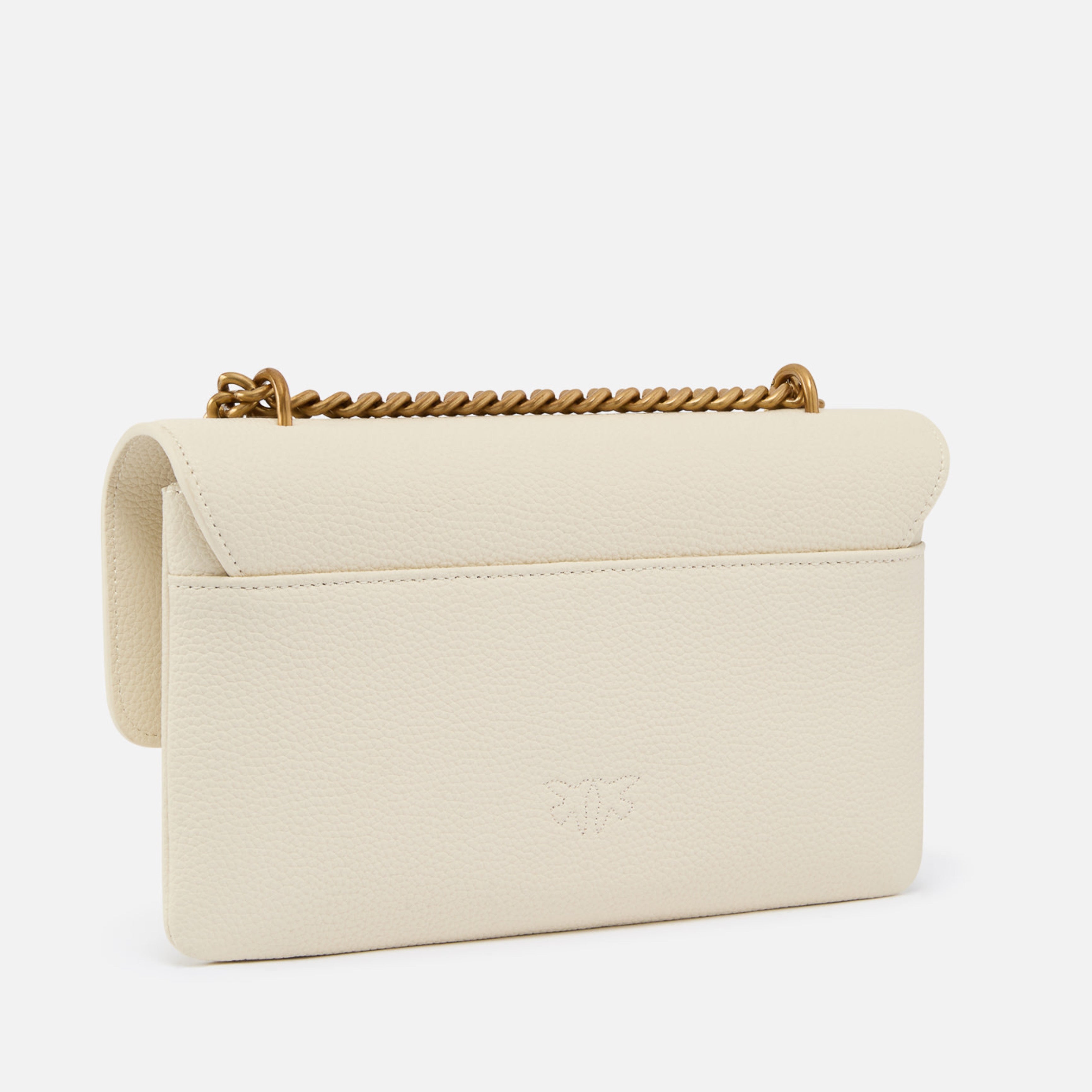 PINKO Beige Leather Crossbody Bag