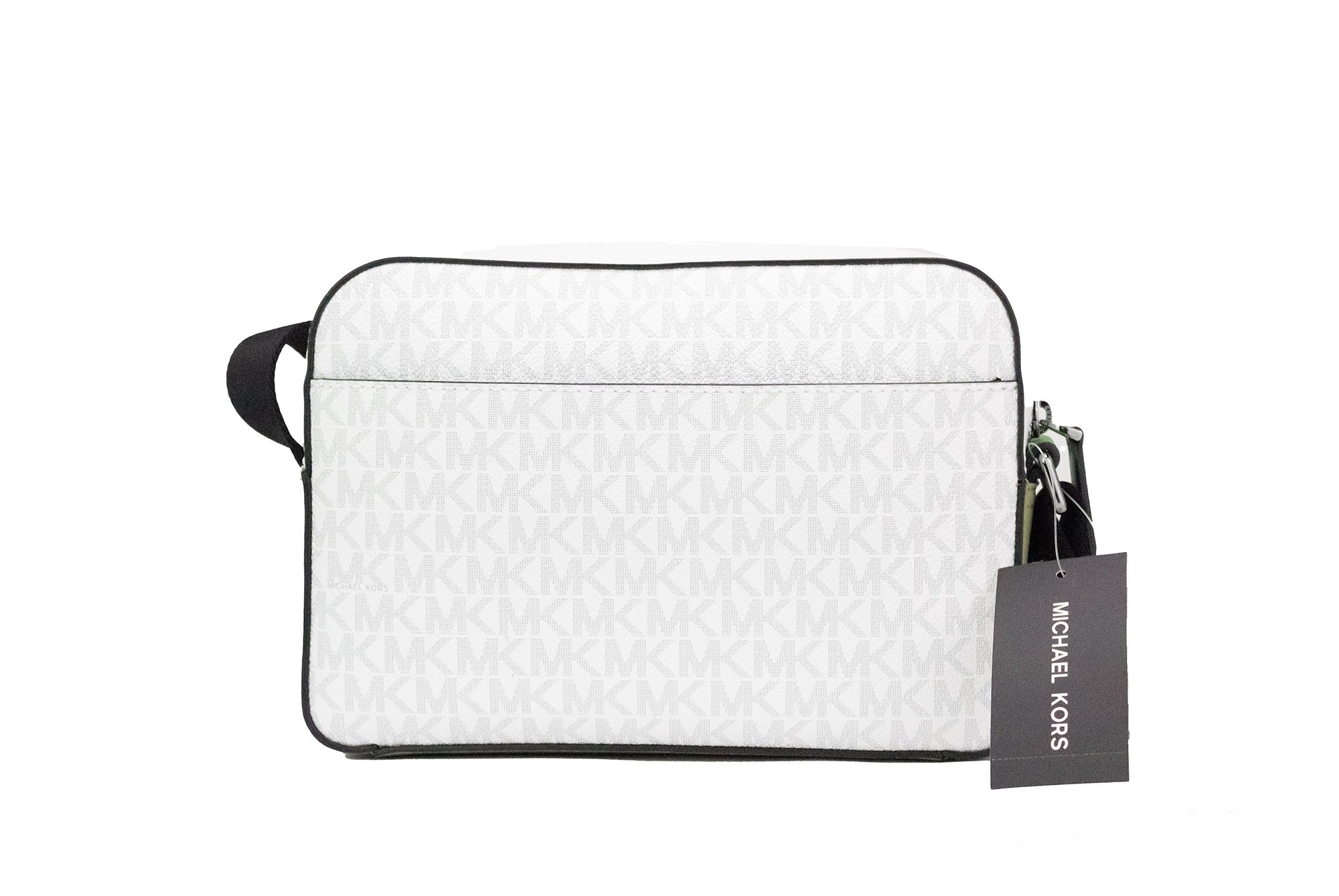 Michael Kors Cooper Small Bright White Palm Signature PVC чанта за през рамо
