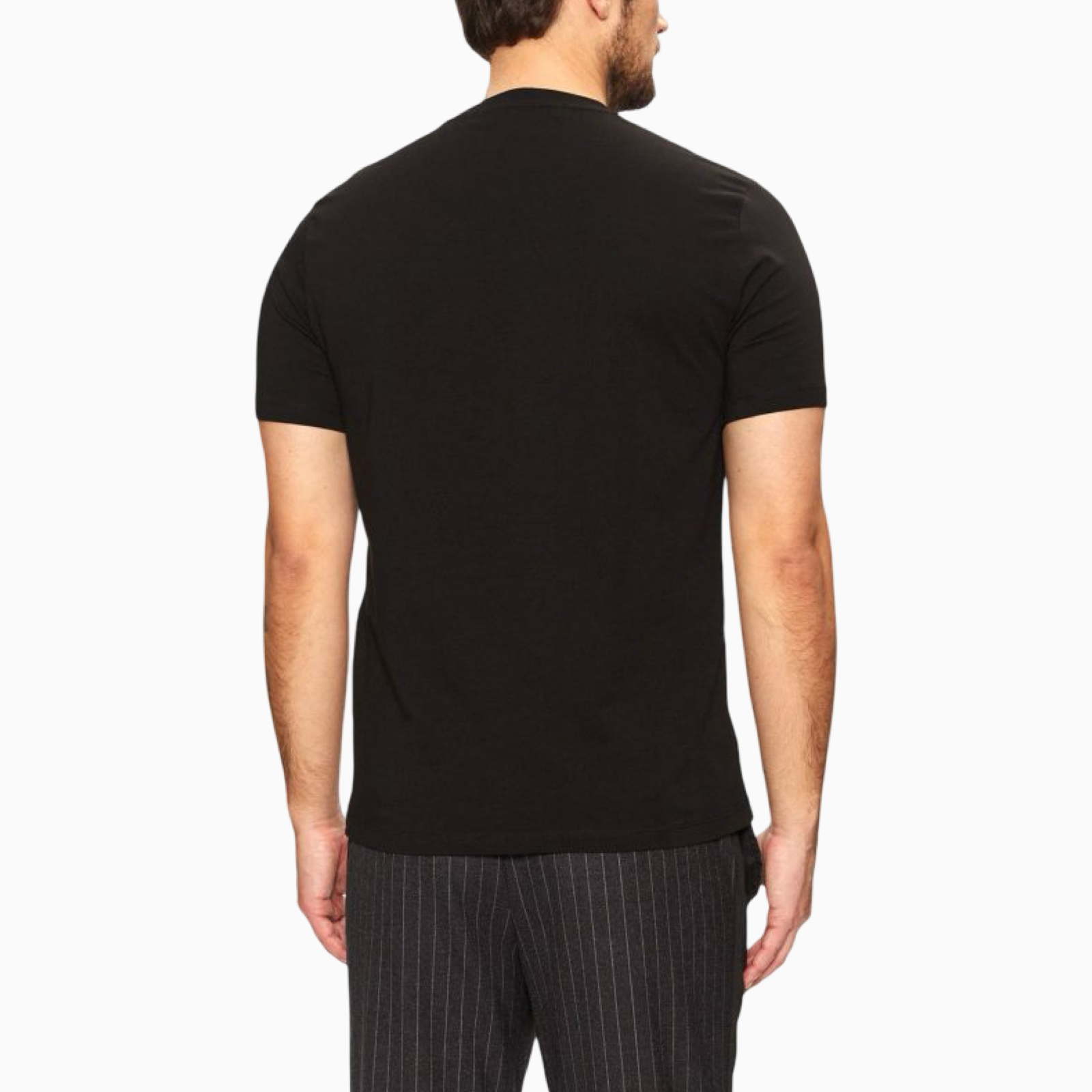 Мъжка черна тениска Karl Lagerfeld 755087 551235 160 Back View