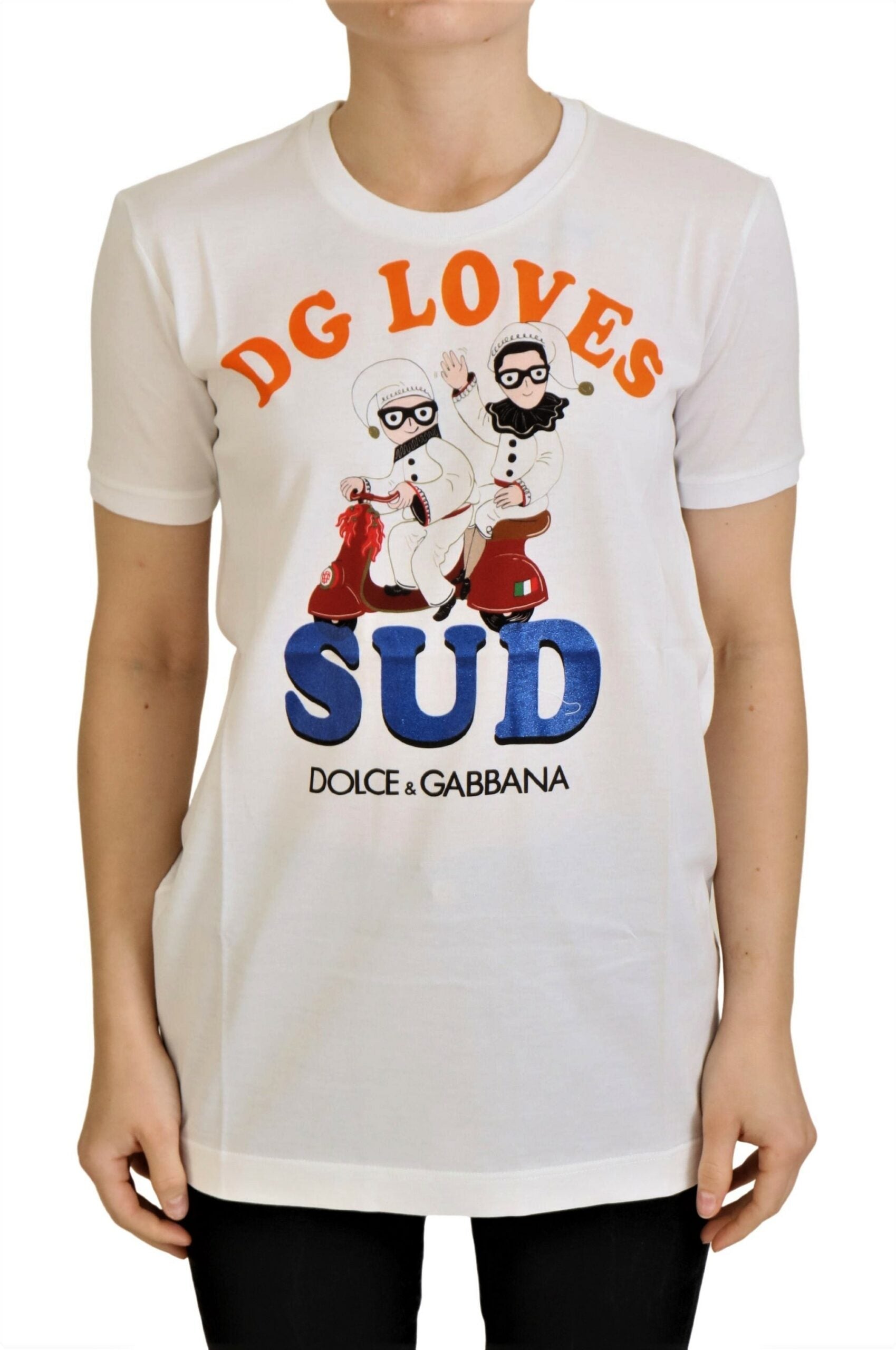 Dolce & Gabbana Colorful Print Women T-shirt