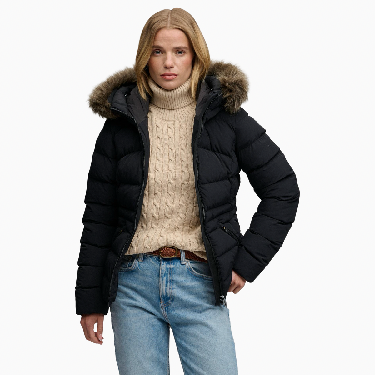 Дамско яке Superdry Fuji Women Jacket W5012184A Front View