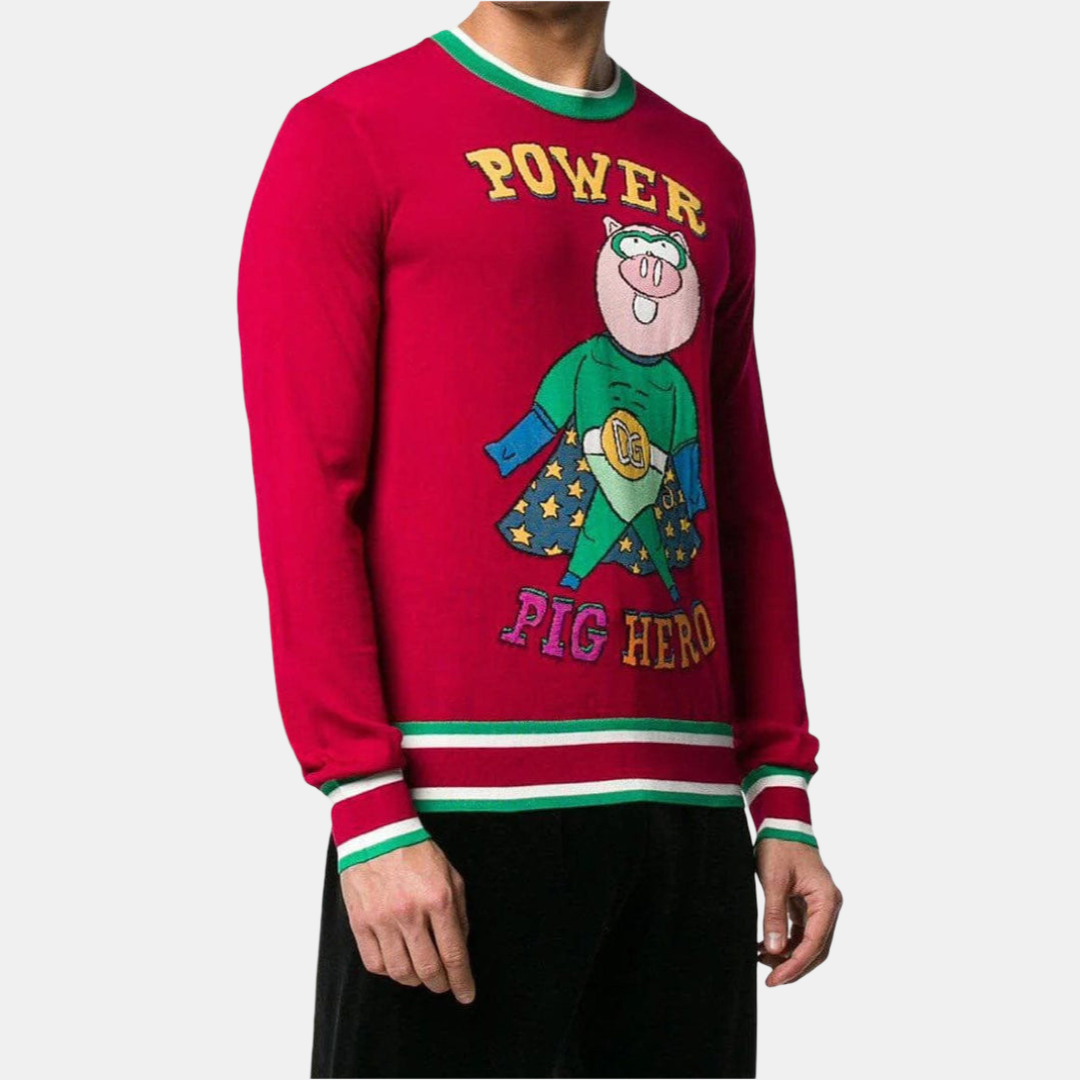 Dolce & Gabbana Wool-Silk Men Sweater