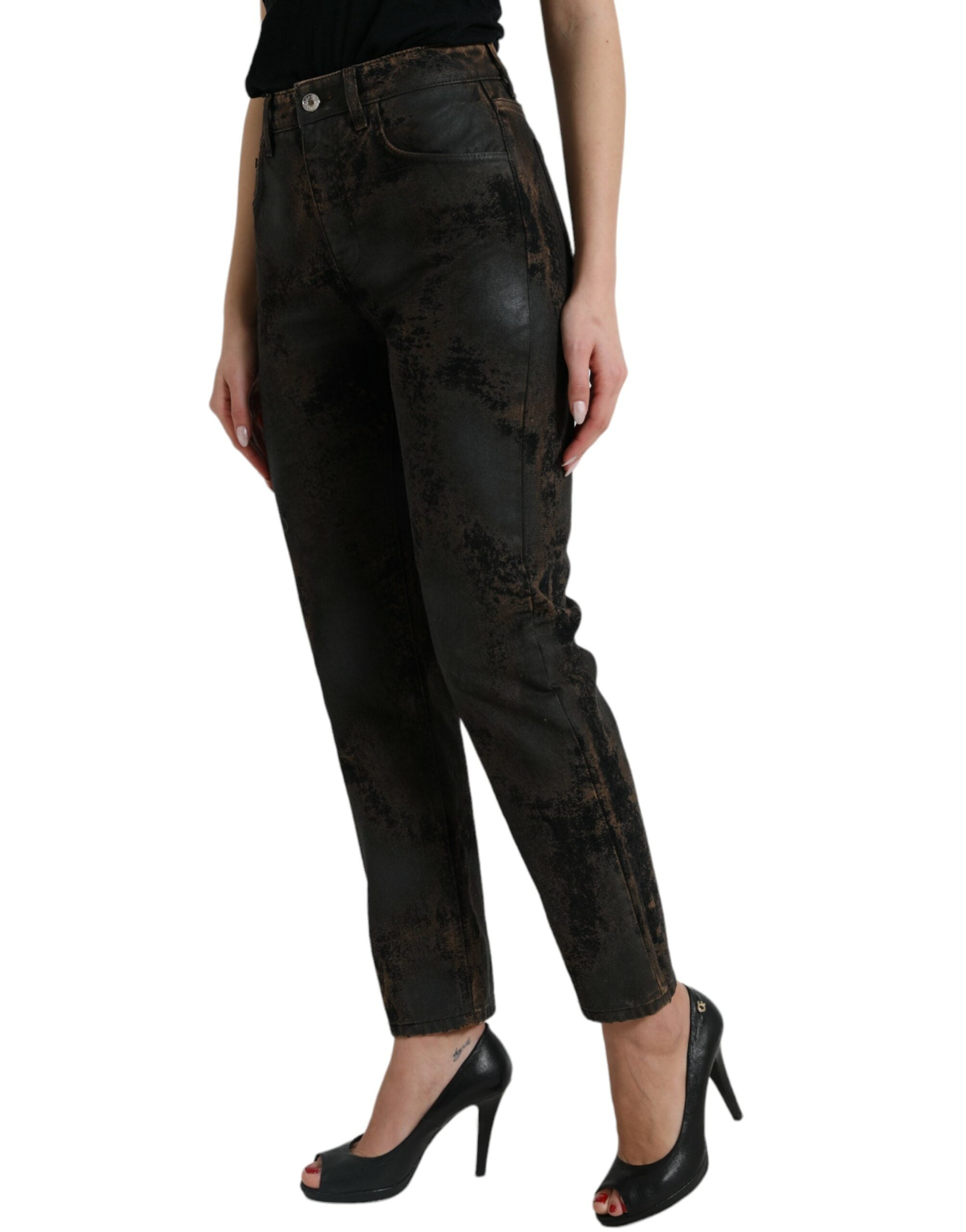 Dolce &amp; Gabbana Chic Boyfriend еластични дънки със средна талия