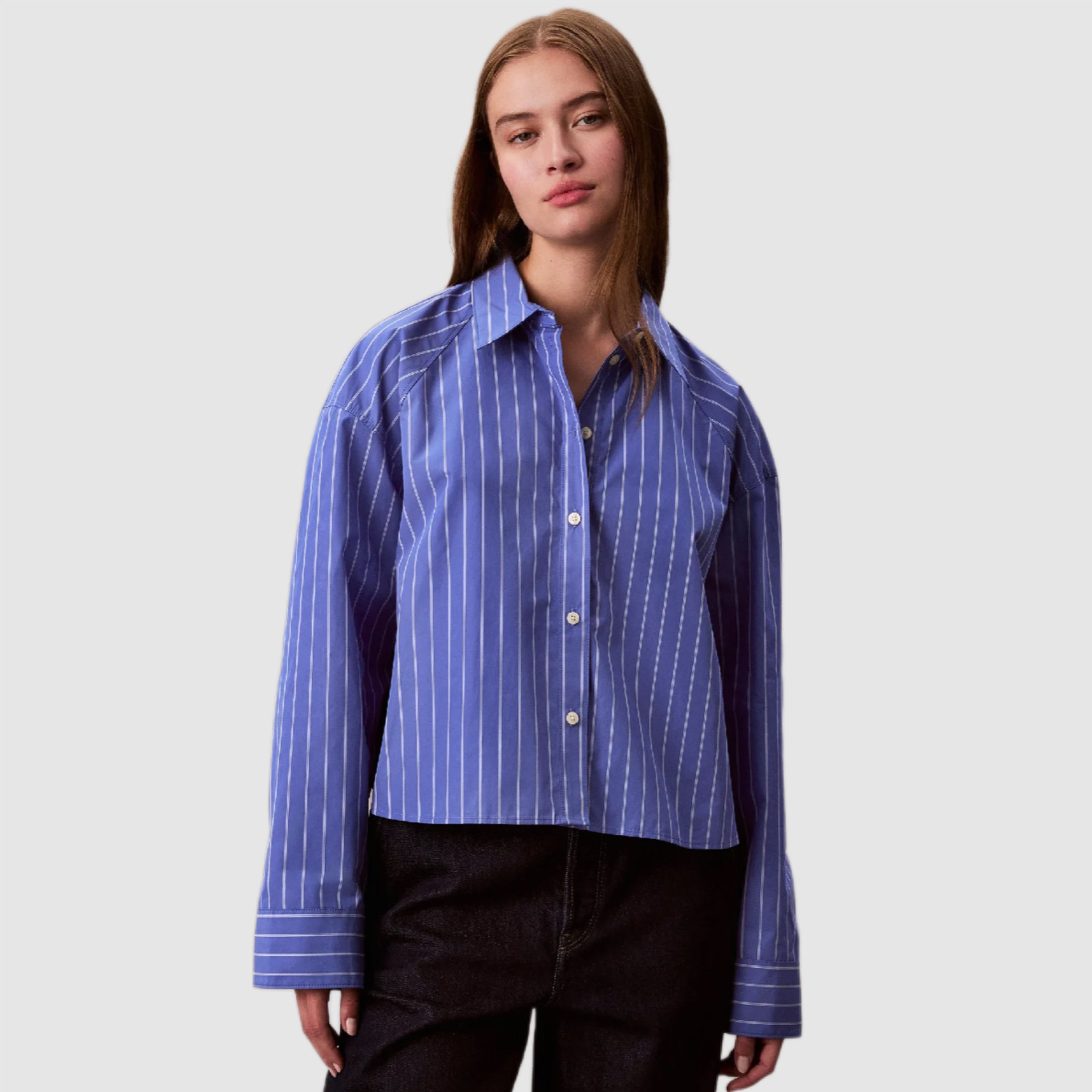 Дамска риза Calvin Klein women’s shirt LV047C118G XNS front view 