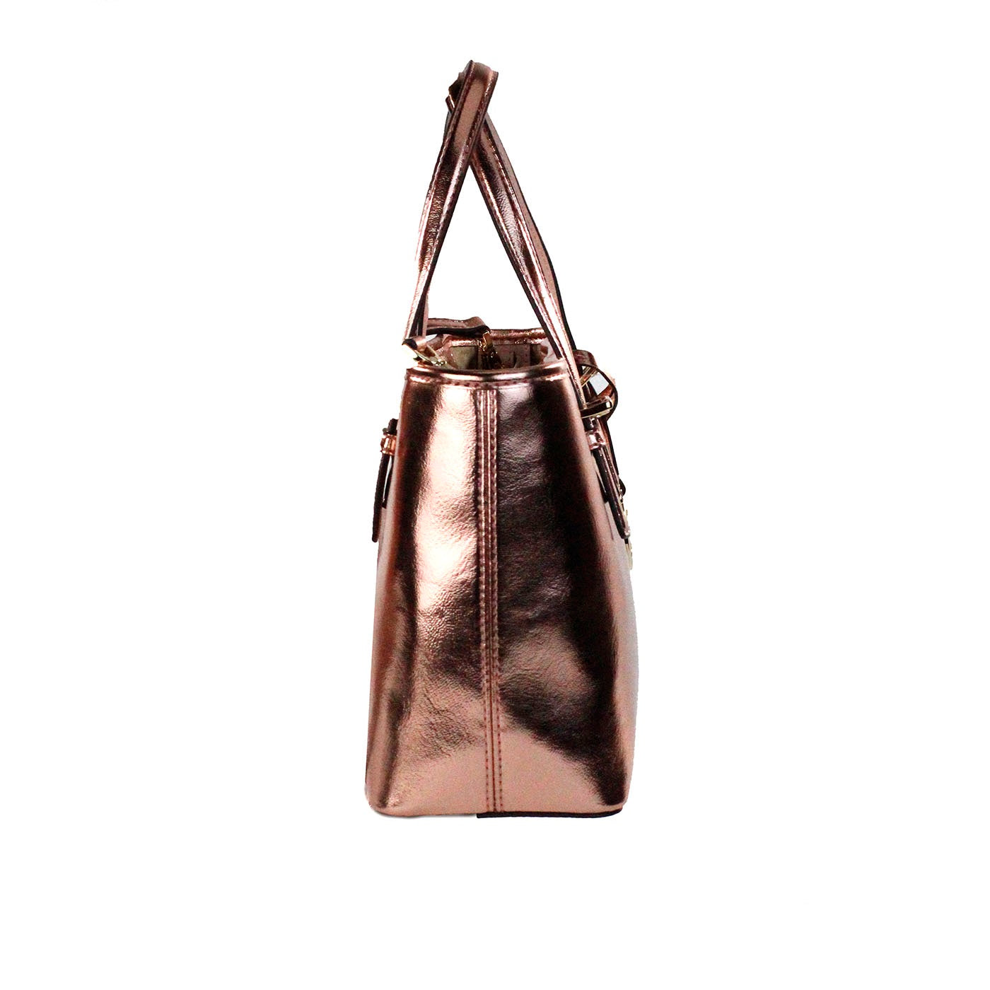 Michael Kors Jet Set Primrose Metallic XS Carryall Top Zip Tote Bag Портмоне