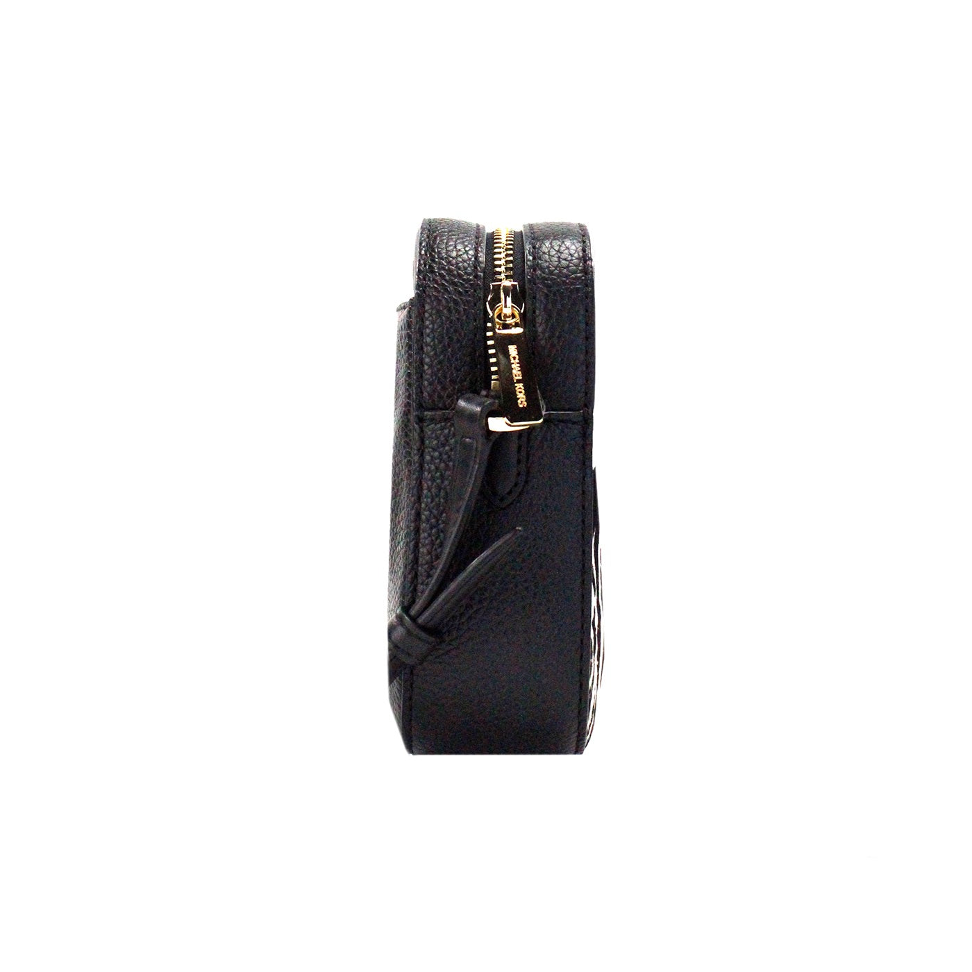 Michael Kors Jet Set Large East West Black Haircalf Zip Chain Chain Crossbody Чанта