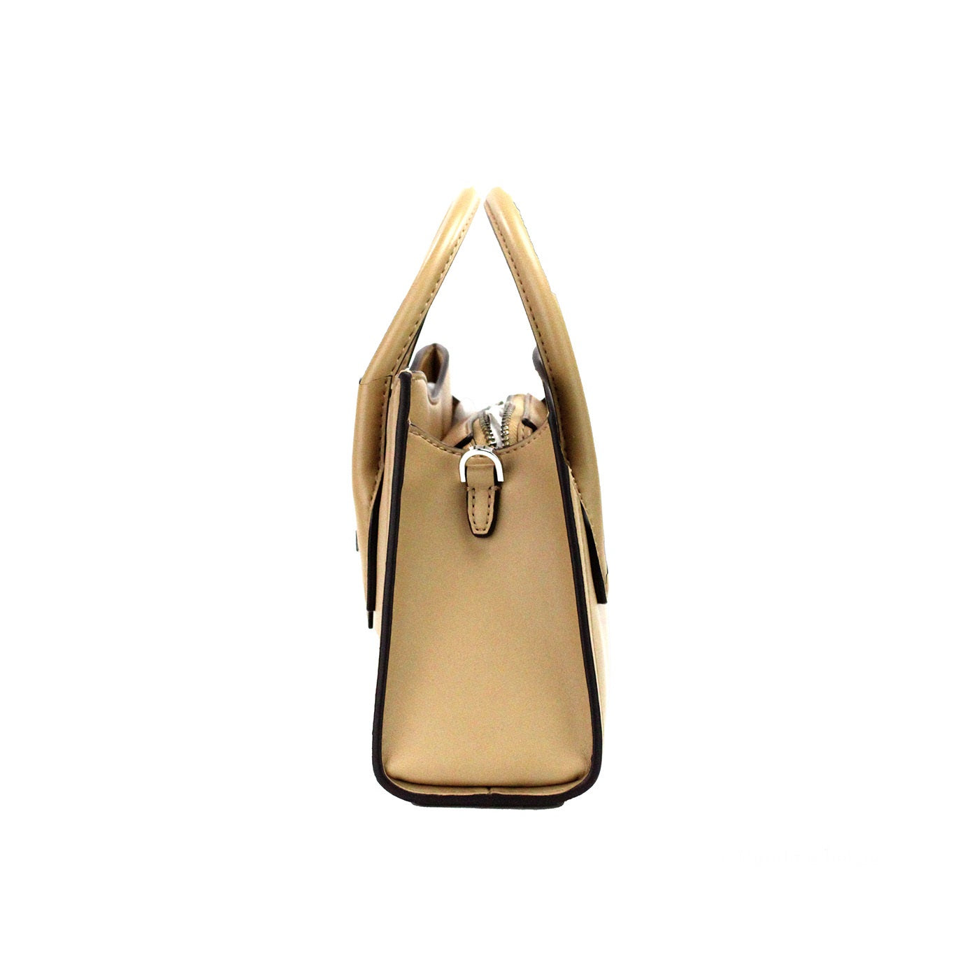 Michael Kors Малка чанта за кръст с цип и изкуствена кожа на цвят Camel