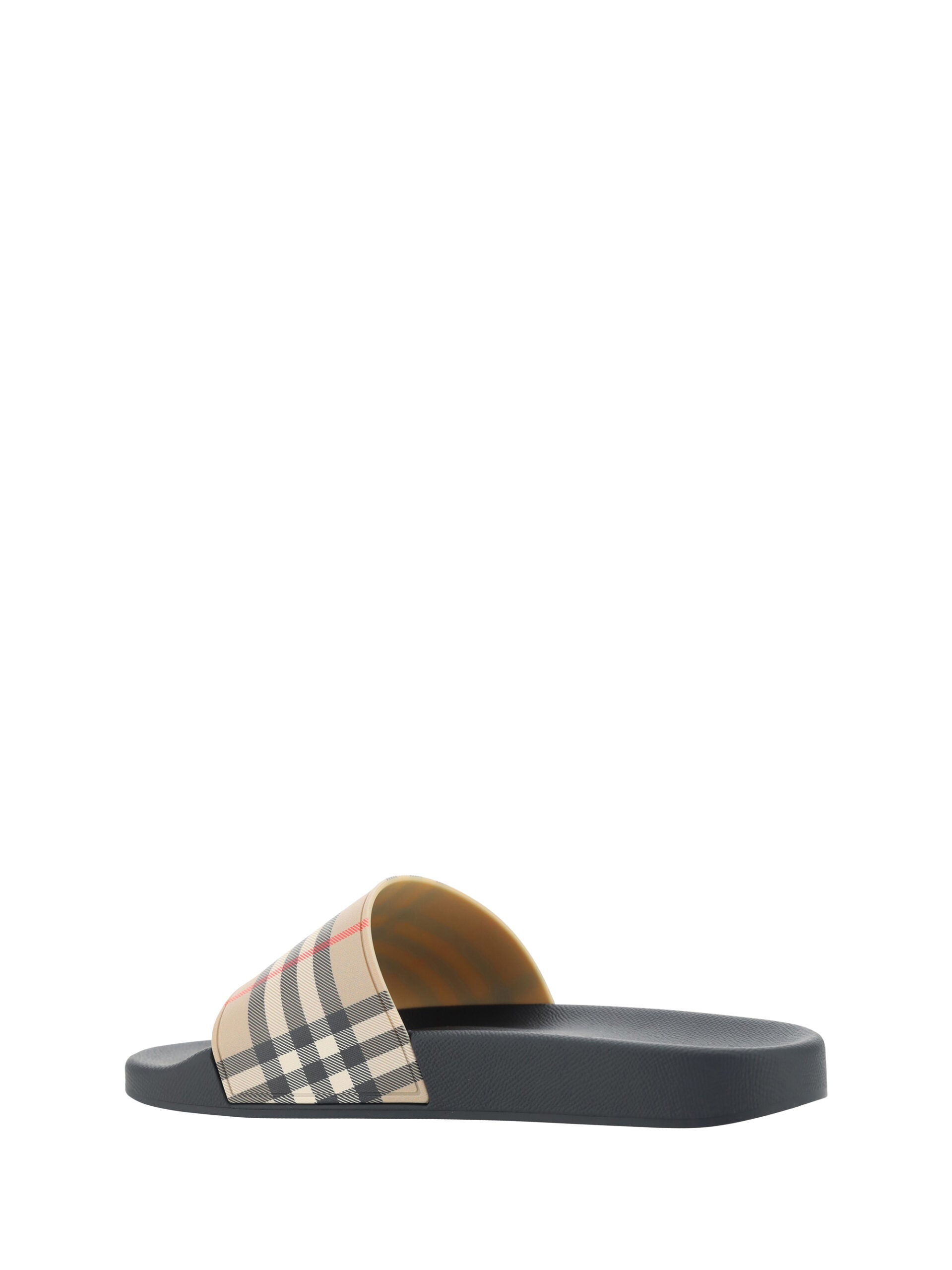 Кафяви гумени сандали Burberry