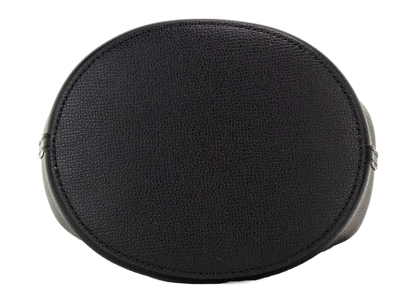 Burberry Lorne Small Black Haymarket Check Pebble Leather Bucket Портмоне