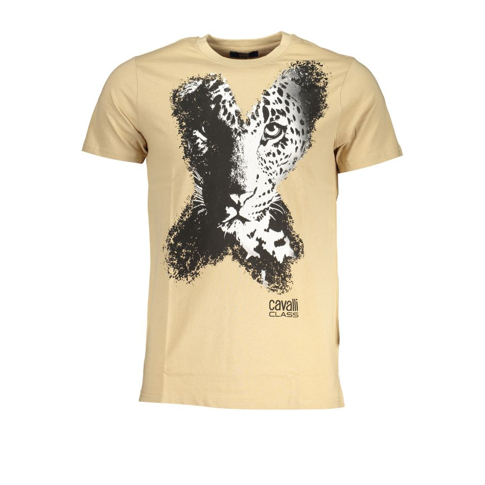 Мъжка тениска Men's t-shirt Cavalli Class
QXT63AJD060 00503 Beige front view