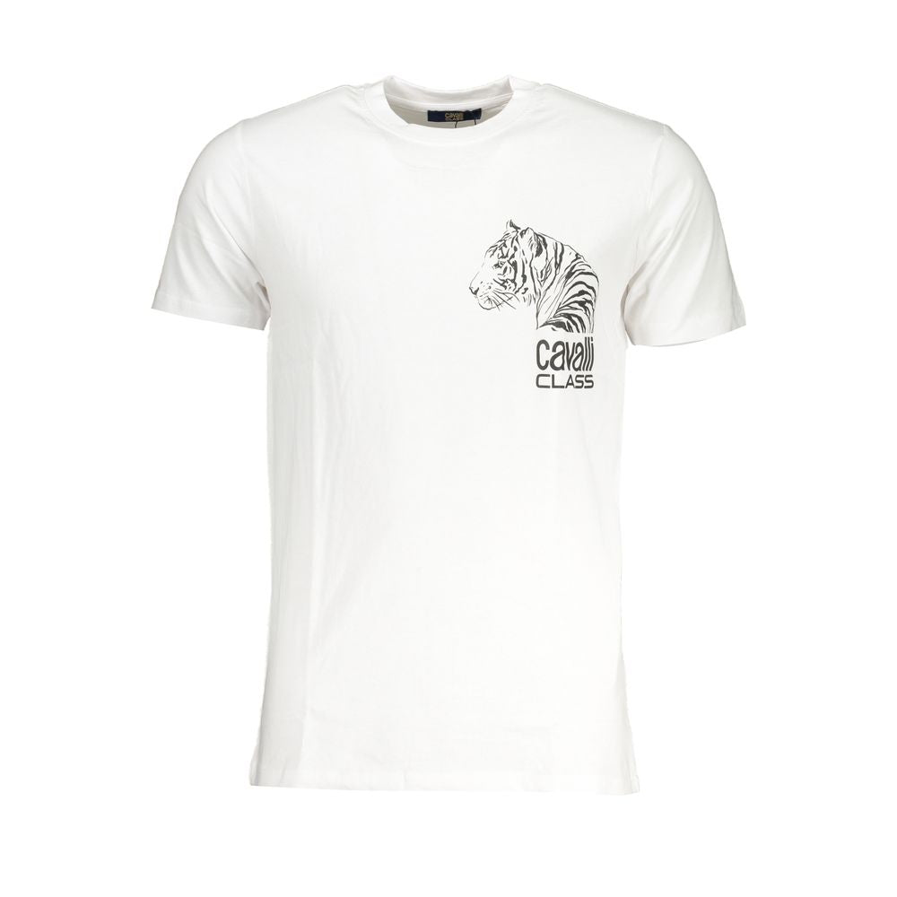Мъжка тениска Men's t-shirt Cavalli Class
QXT63EJD060 00053 White front view