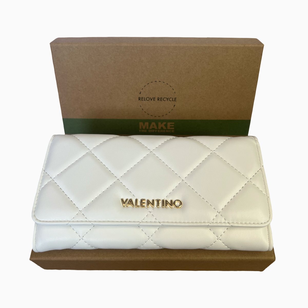 Дамско бяло портмоне Valentino by Mario Women Wallet VPS3KK113R OCARINA BIANCO Front View