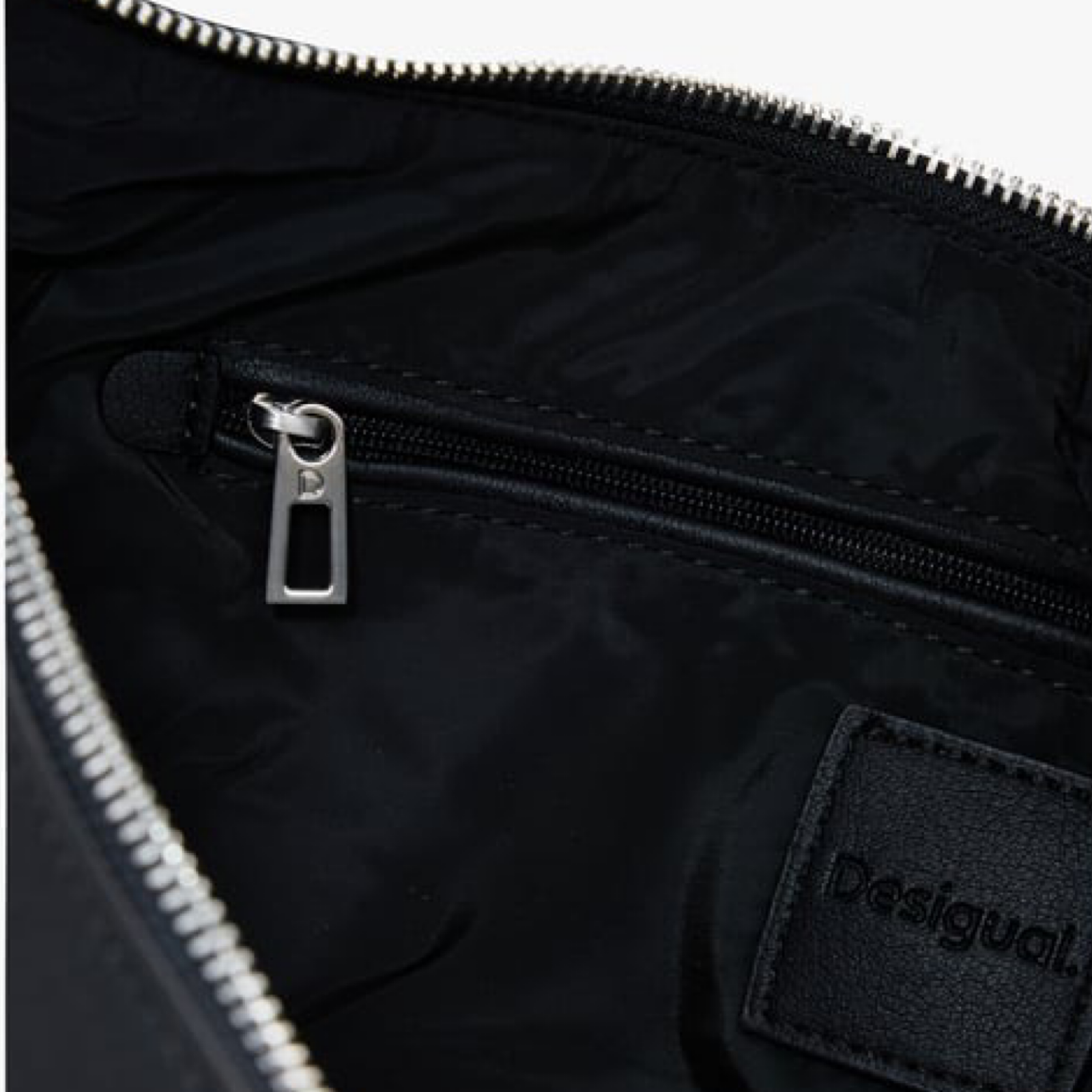 Дамска черна чанта Desigual Women Handbag 25WAXP52 Inside View