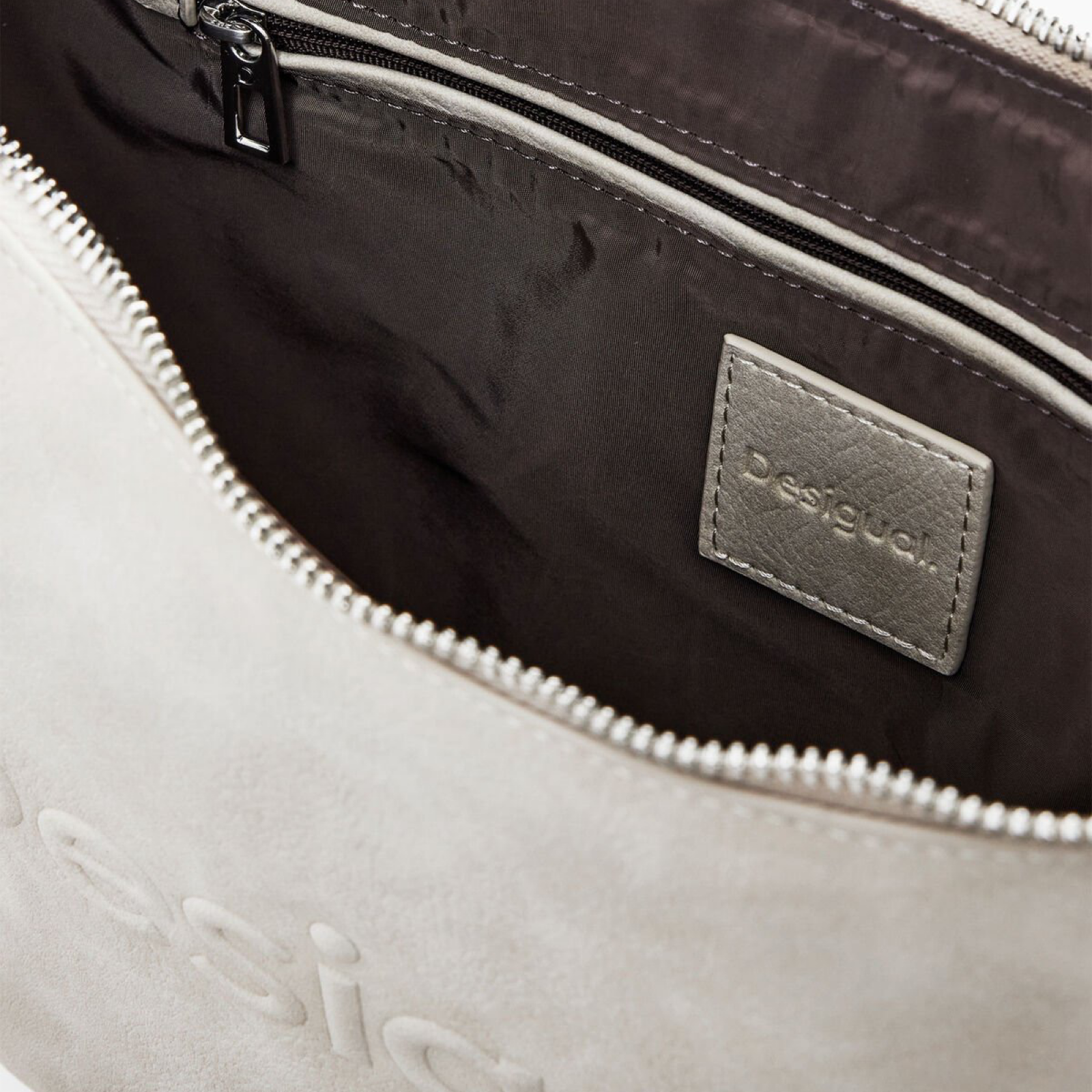 Дамска бяла чанта Desigual Women Shoulder Bag 25WAXPB3 Inside View