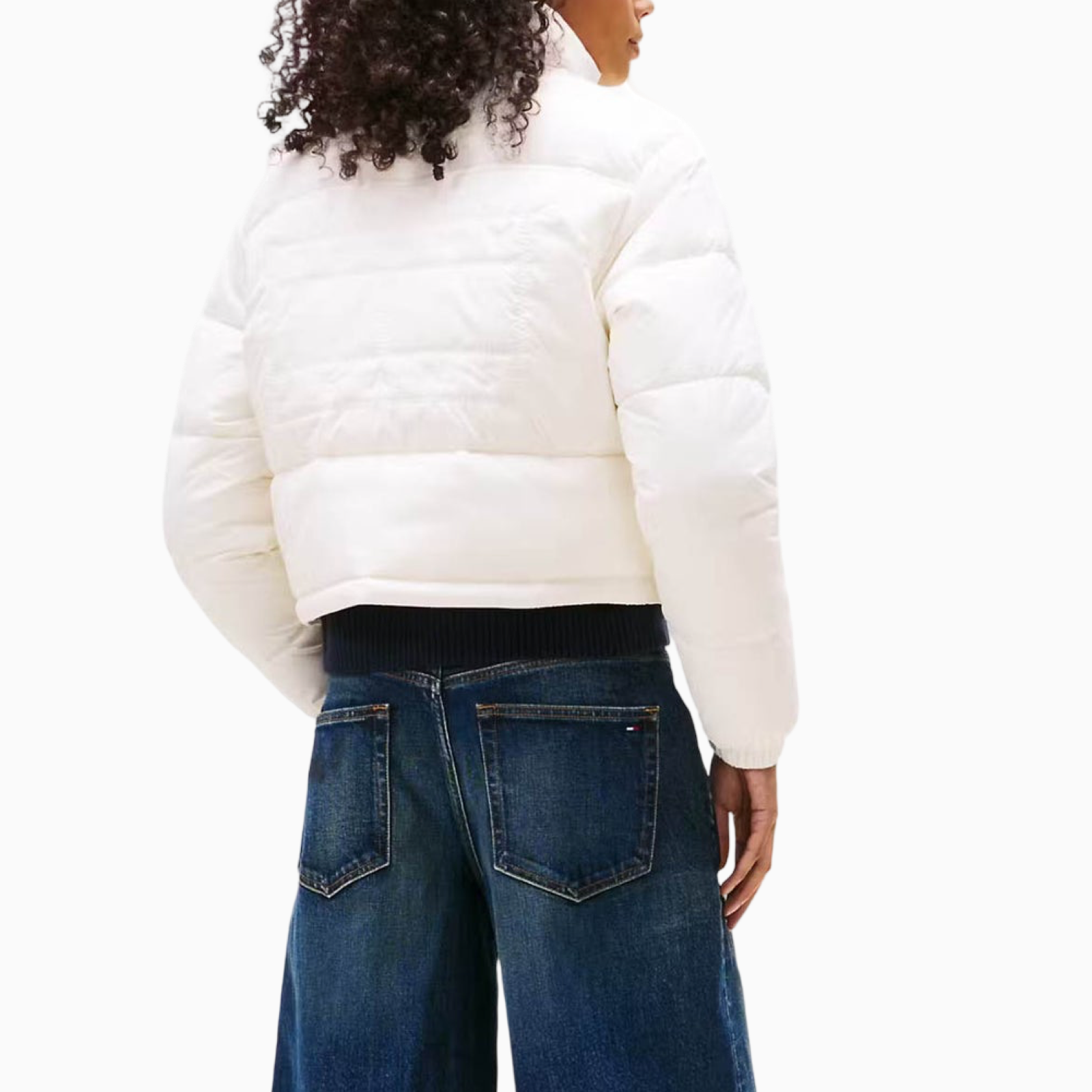 Дамско бяло яке Tommy Hilfiger Jeans 
DW0DW21620 Back View