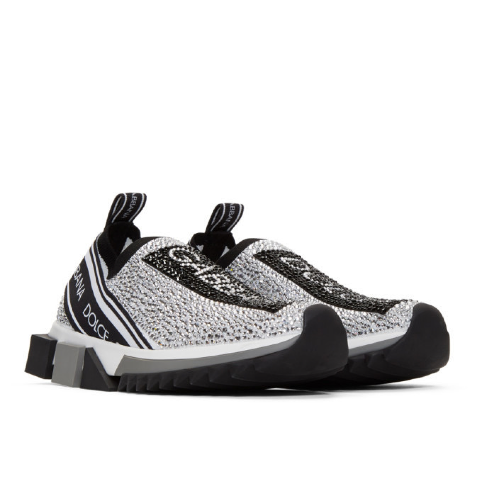 Dolce & Gabbana Sparkling Crystals Sorrento Women Sneakers