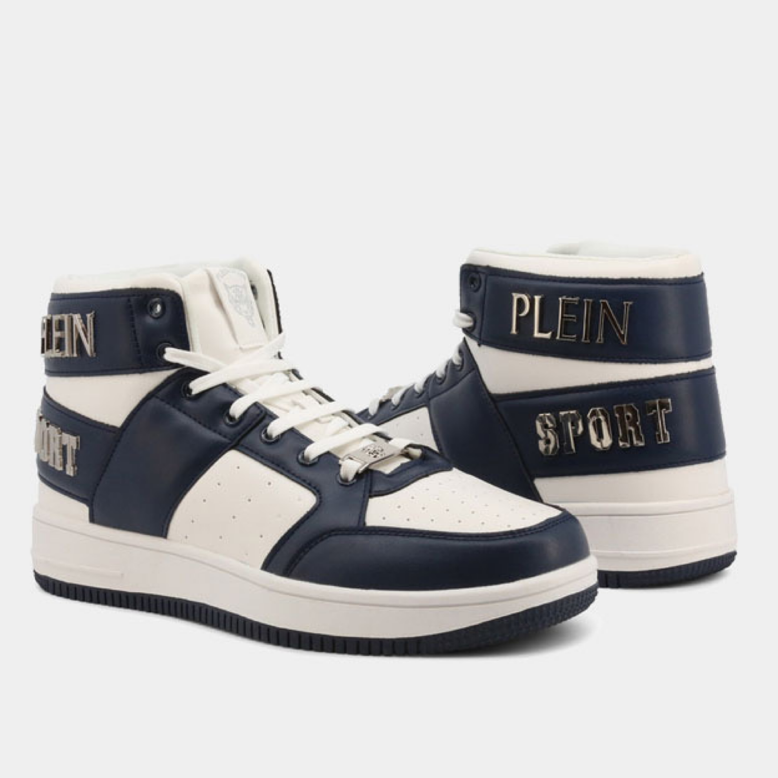 Мъжи кецове Plein Sport Men Sneakers SIPS992-85_NAVY-WHITE Medial View