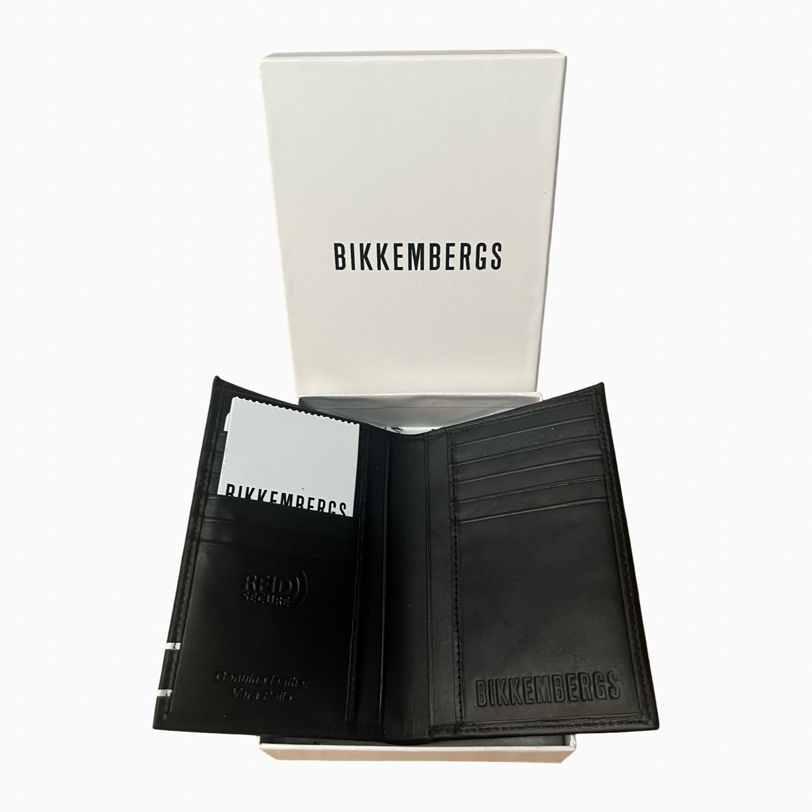 Мъжки вертикален портфейл Bikkembergs Wallet E4BPME2T3083 Inside View