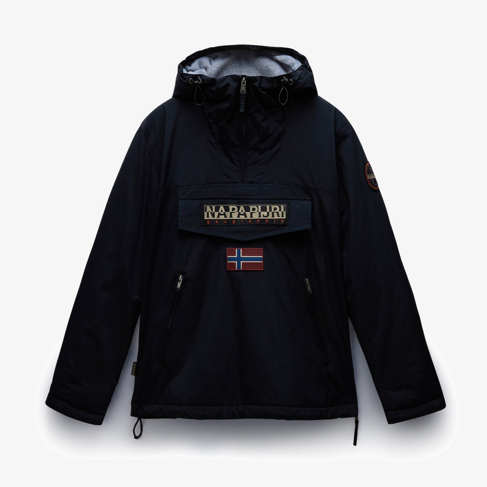 Мъжко черно яке Napapijri Rainforest Men Jacket Front View