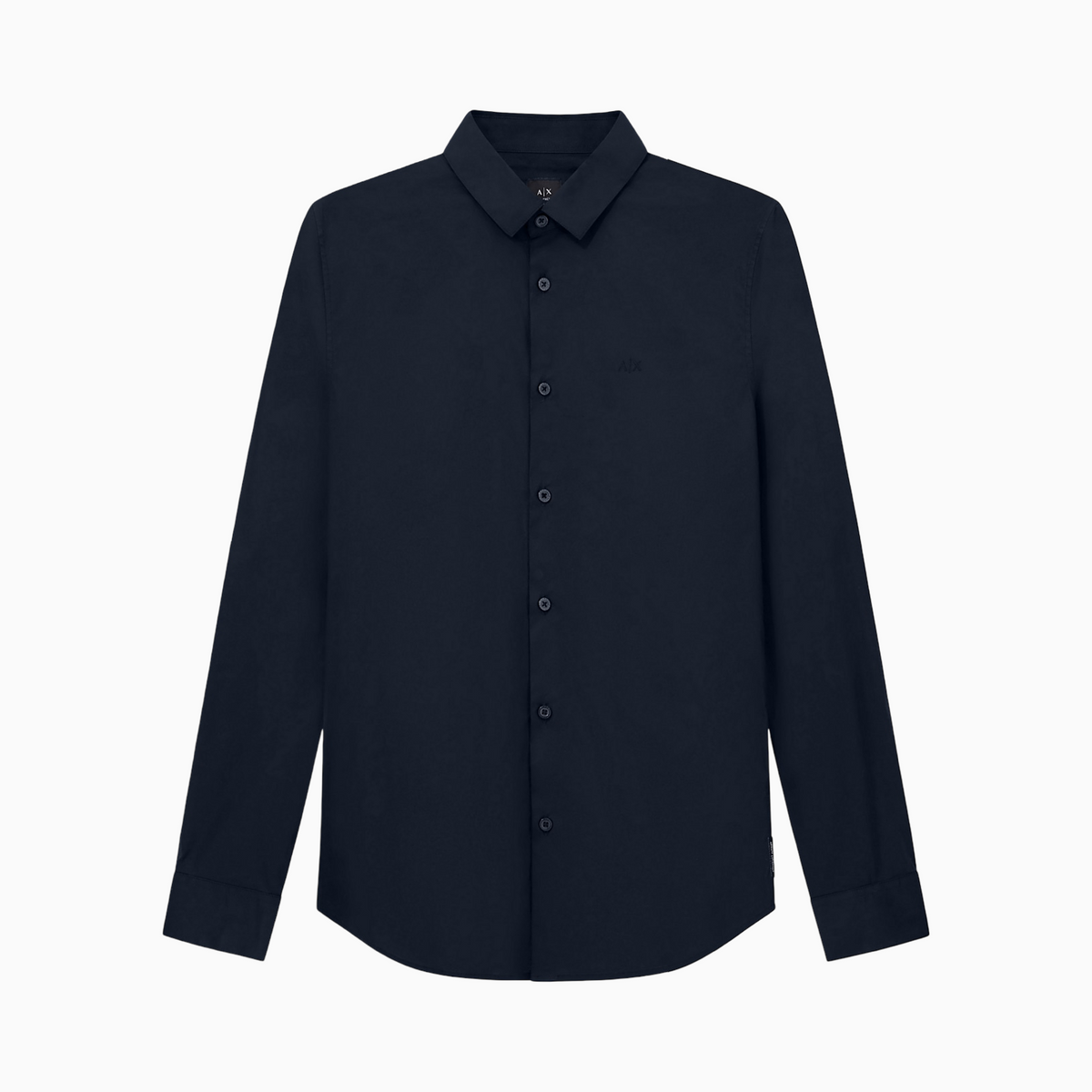 Мъжка тъмно синя риза Armani Exchange Men Shirt 8NZCBD ZN10Z 1510 Front View