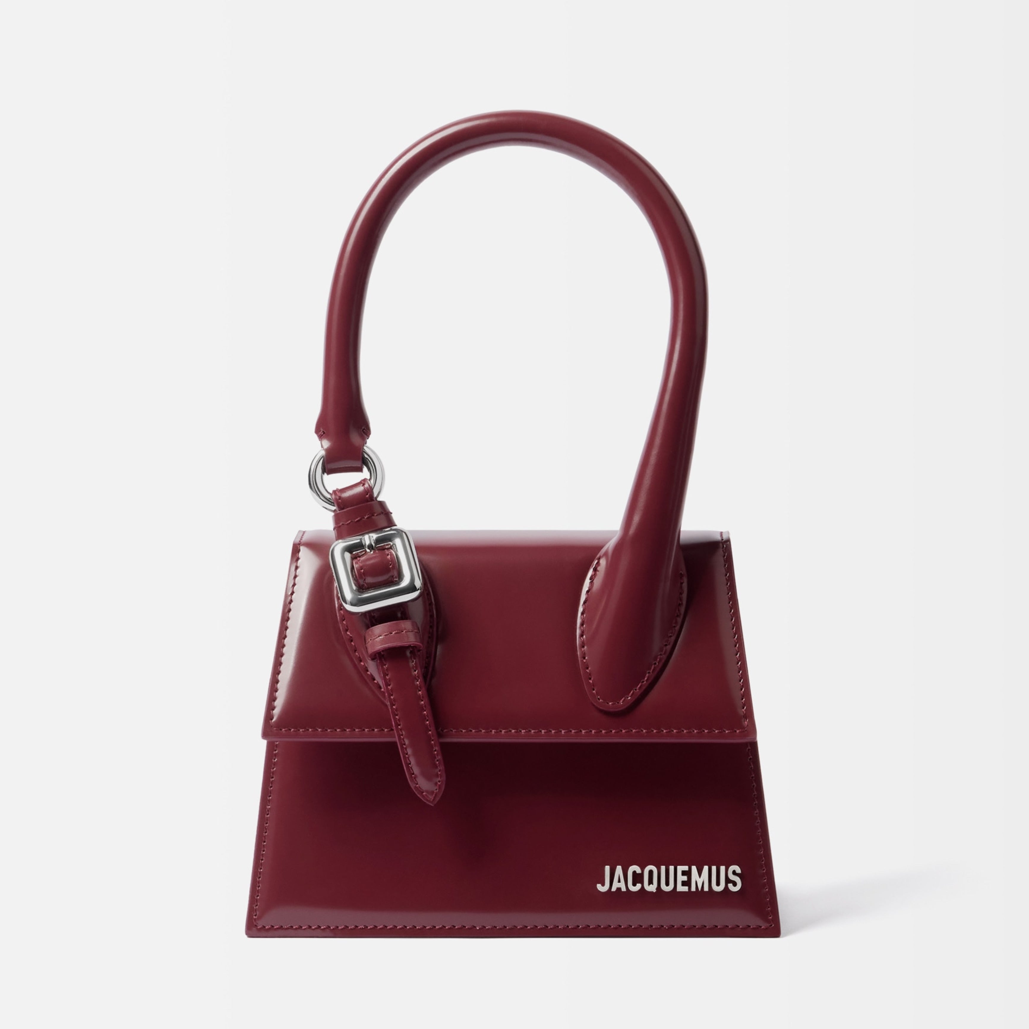 Дамска чантичка Women’s signature buckled handbag Jacquemus Le Chiquito
BAW00327AC18A01490 Burgundy front view