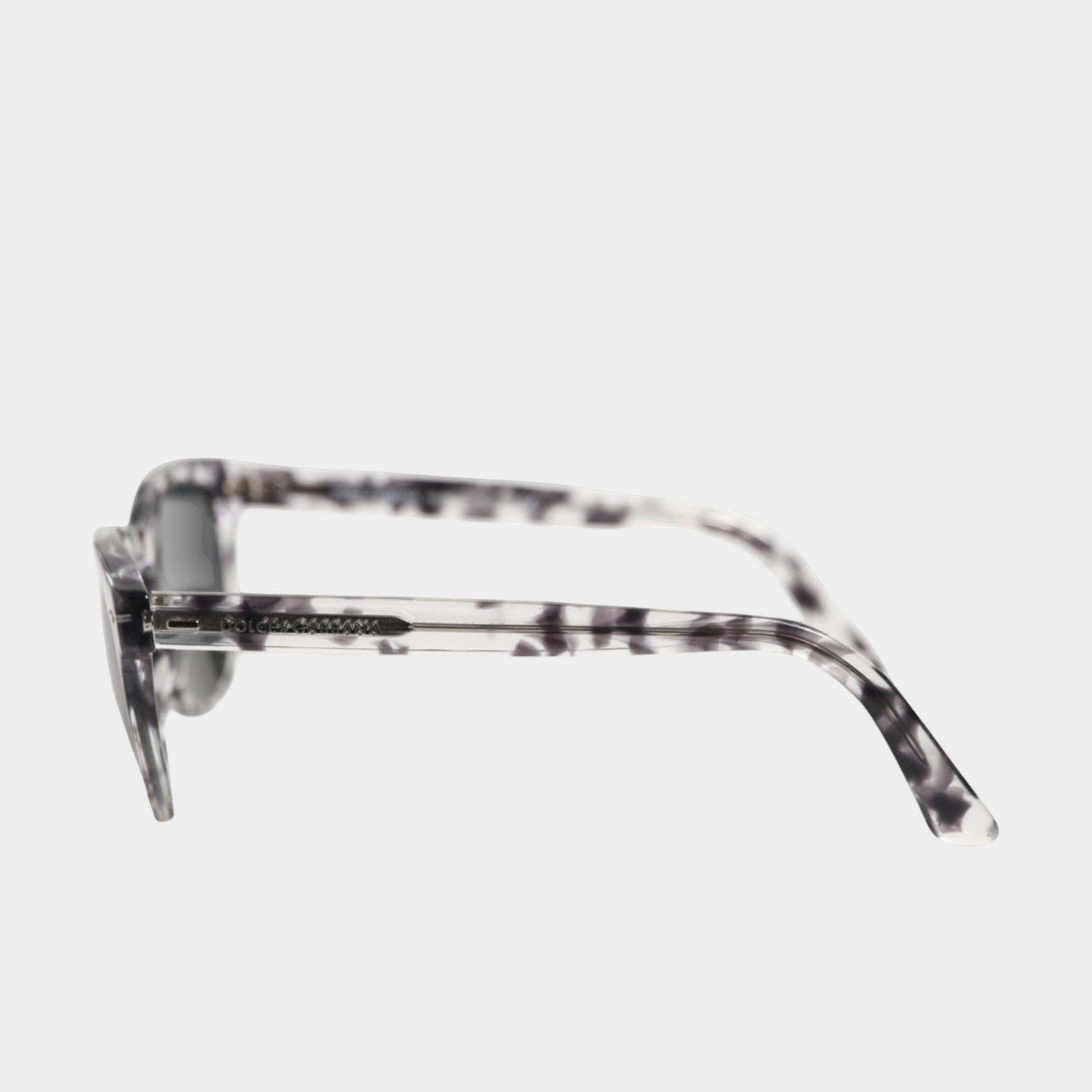 Dolce & Gabbana Havana Clear Black Tinted Lenses Sunglasses DG4254 Side View