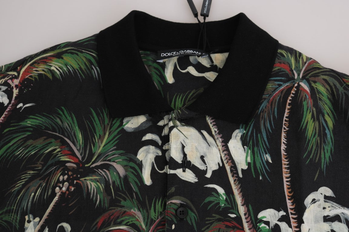 Dolce &amp; Gabbana Сицилианска тениска с мотив на вулкан