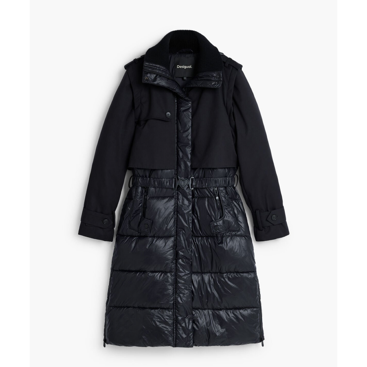 Дамско палто Desigual Women Coat 26WWEW35 2000 Front View