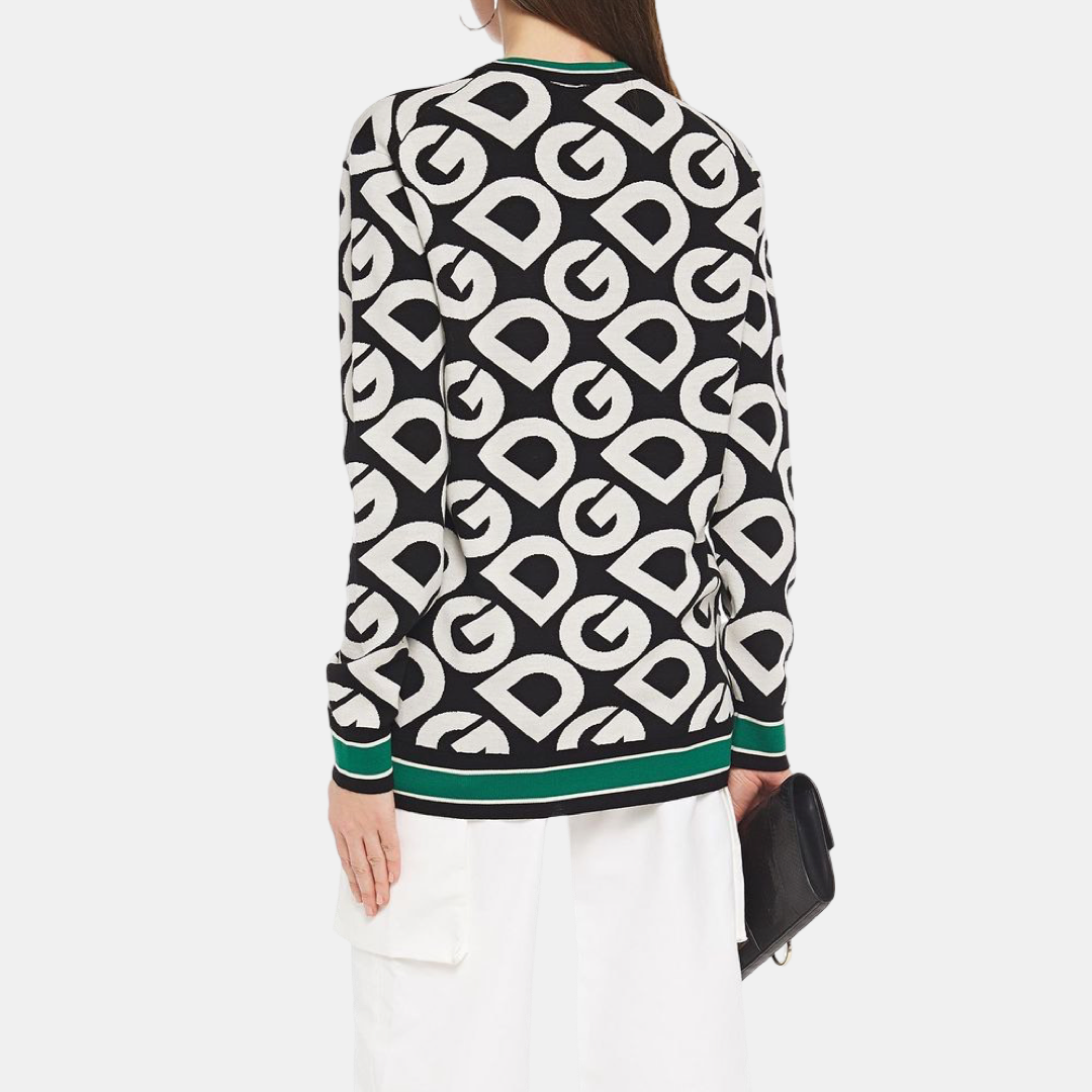 Дамски пуловер Dolce & Gabbana DG Jacquard Women Sweater