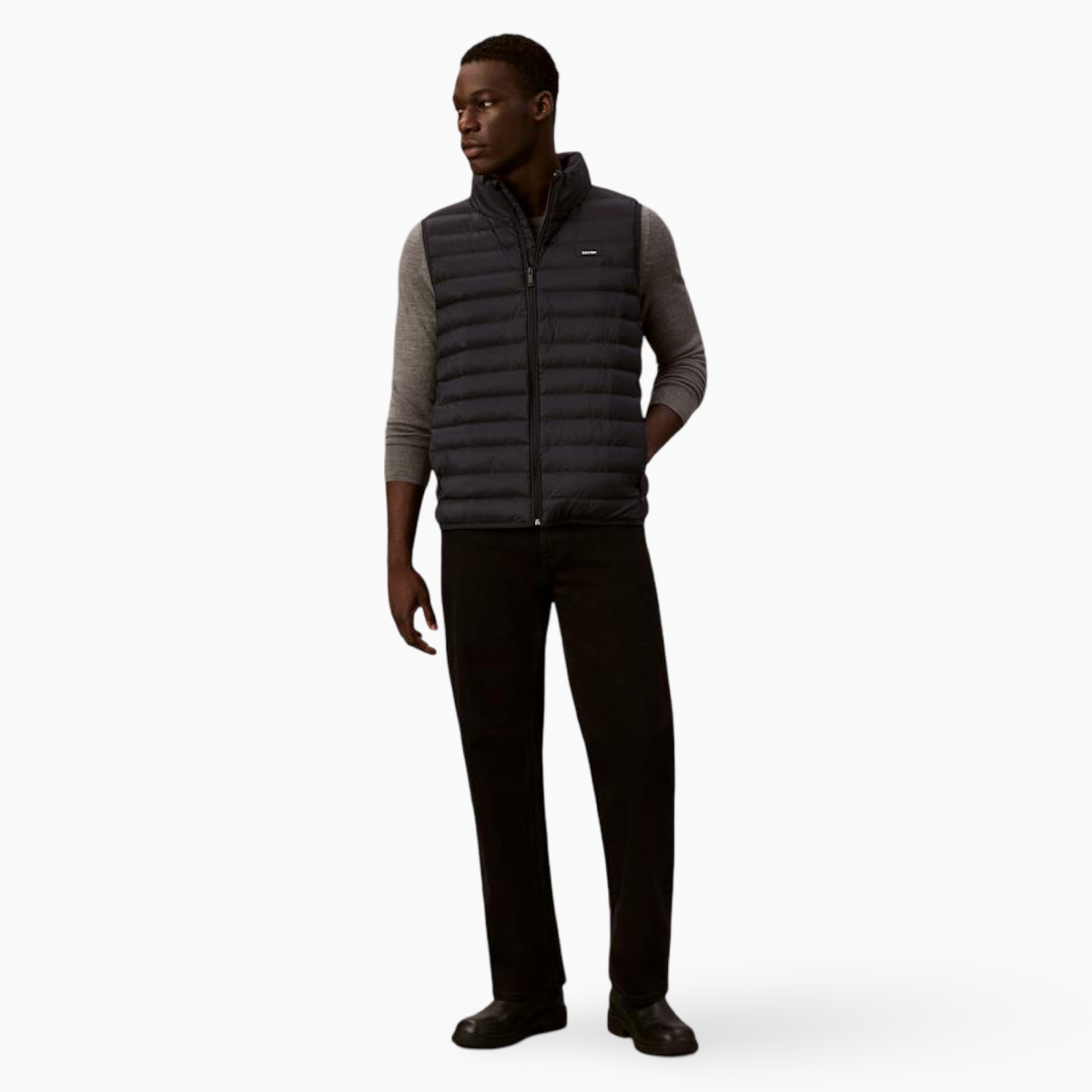 Мъжки елек Calvin Klein Men Gilet LV04LC509G CEF Front View