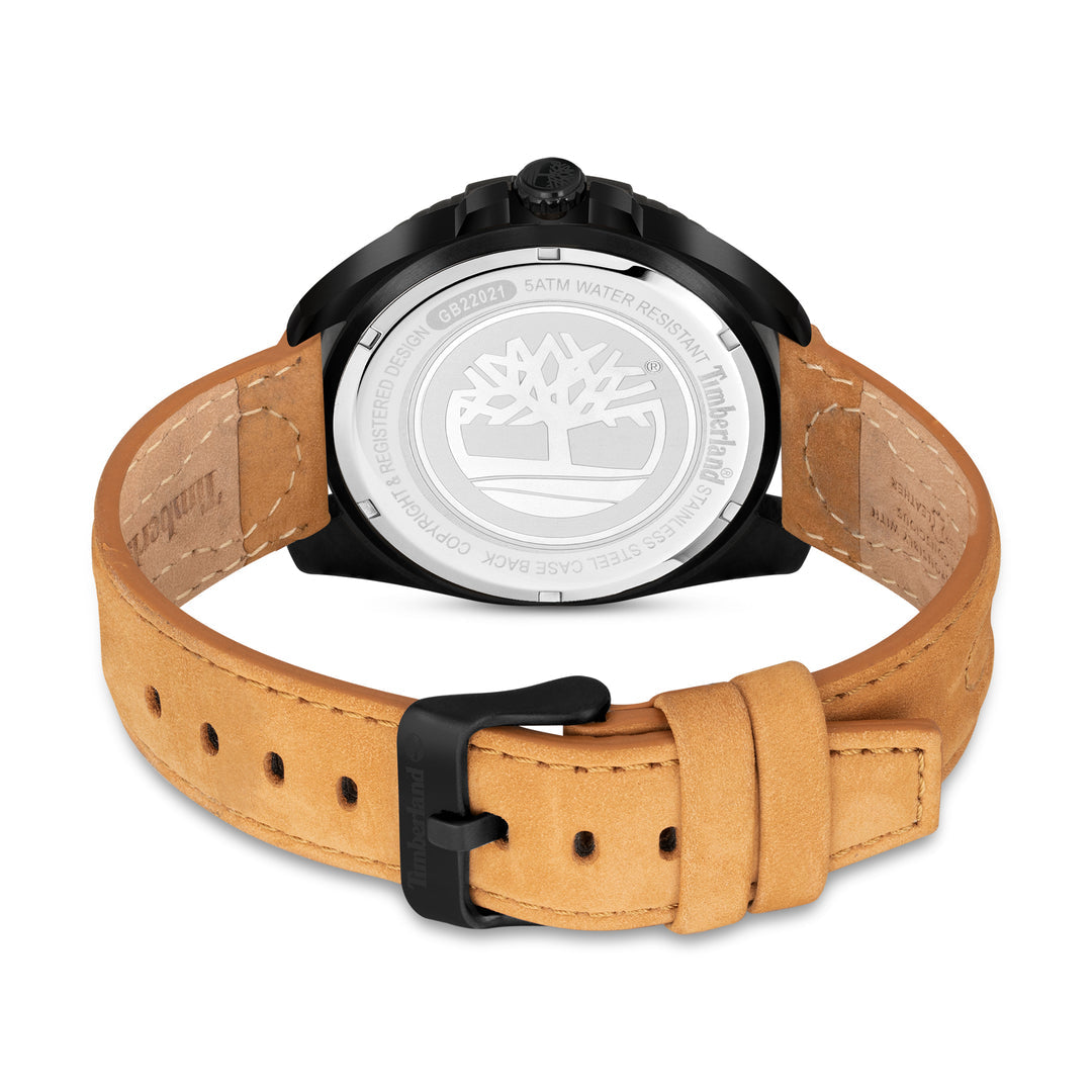 Мъжки часовник Men’s watch Timberland TDWGB2202101 Brown back view