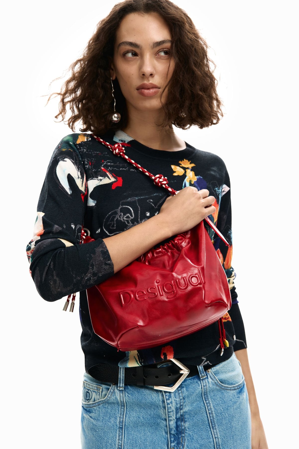 Дамска чанта Women’s handbag Desigual
26SAXP28 3000 Red lifestyle view
