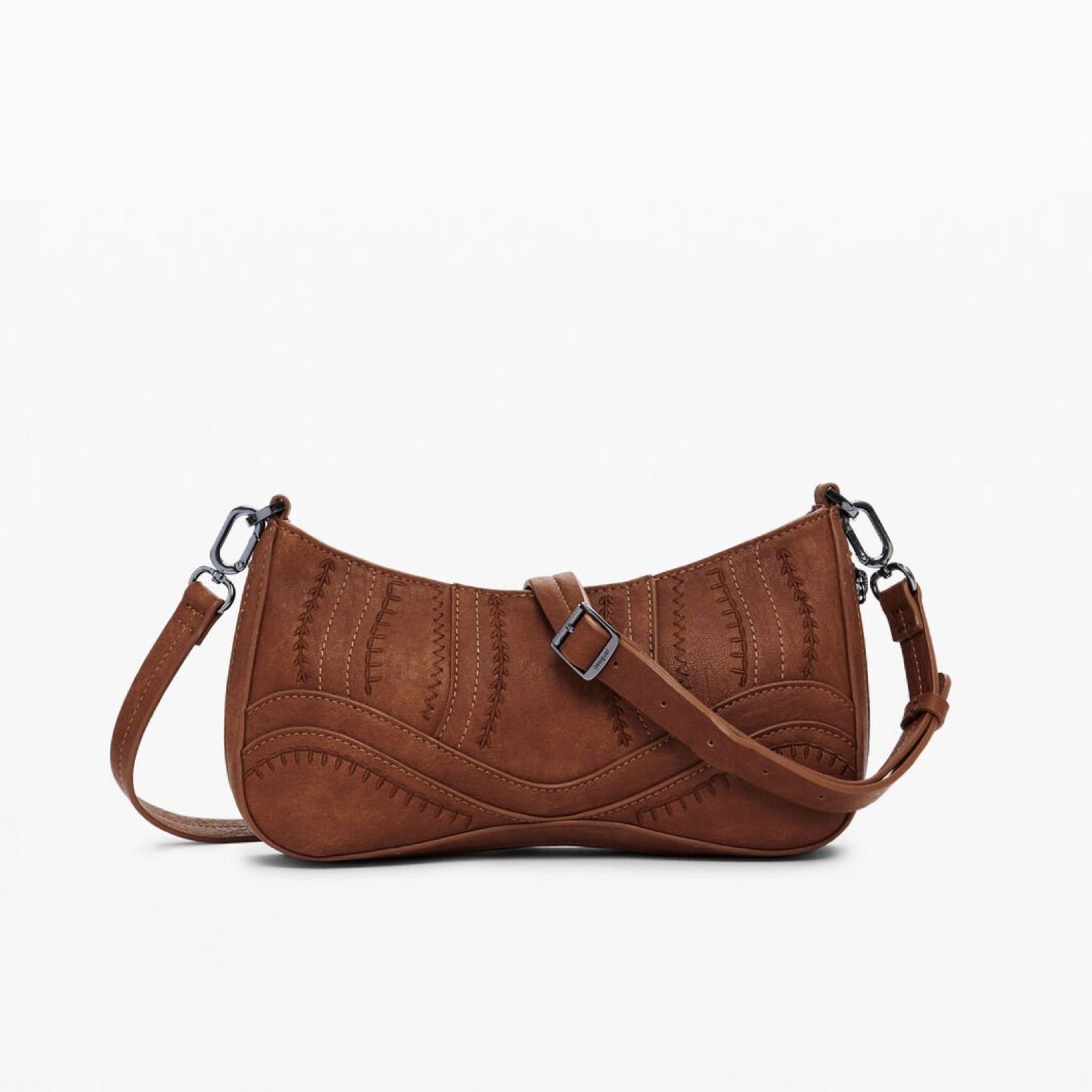 Дамска кафява чанта Desigual Women Shoulder Bag 25WAXPA7 Back View