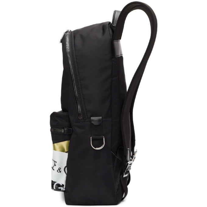 Dolce & Gabbana Logo Tape Men Rucksack