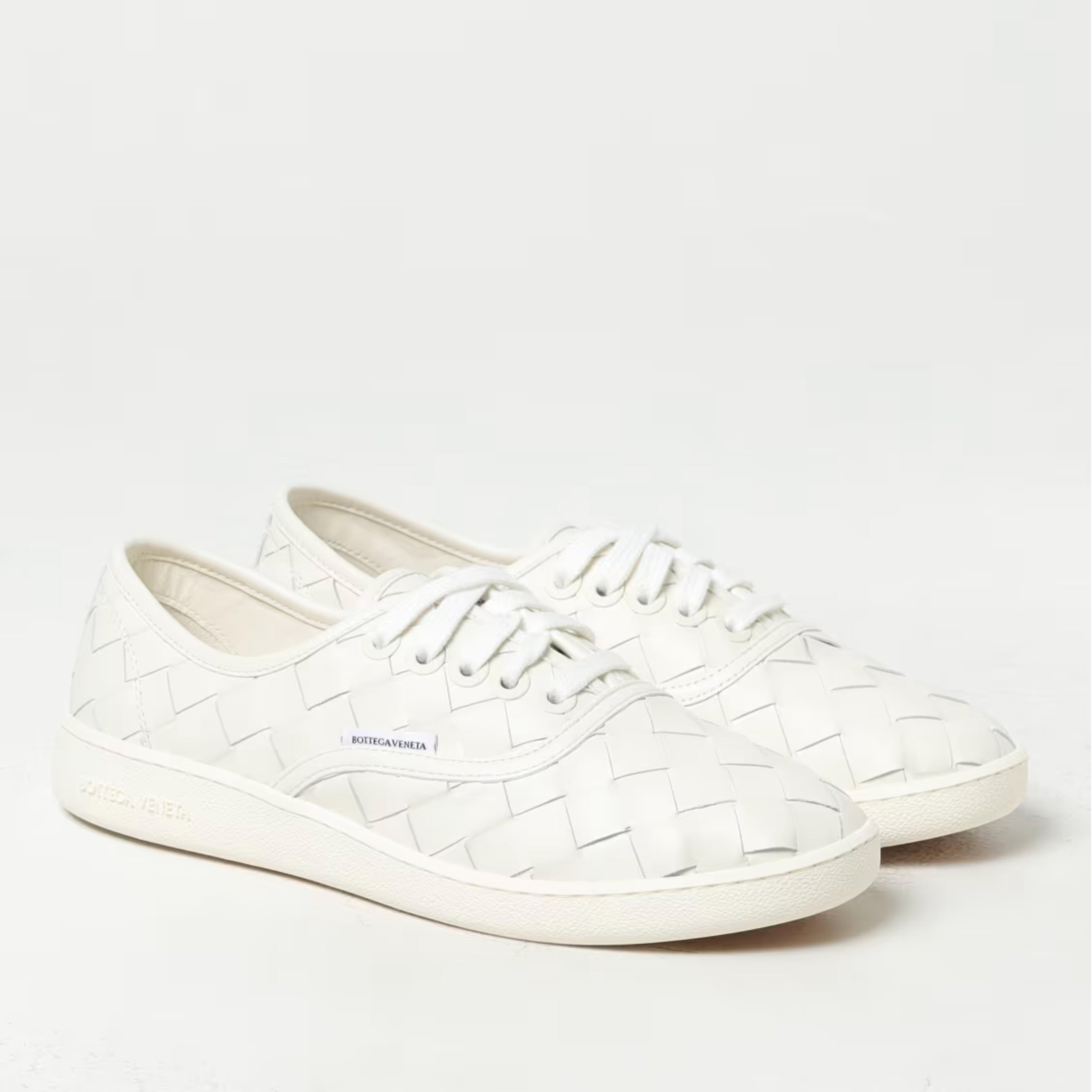 Мъжки кецове Men’s sneakers Bottega Venetta Sawyer 775319V3HB0 9013 White angled view