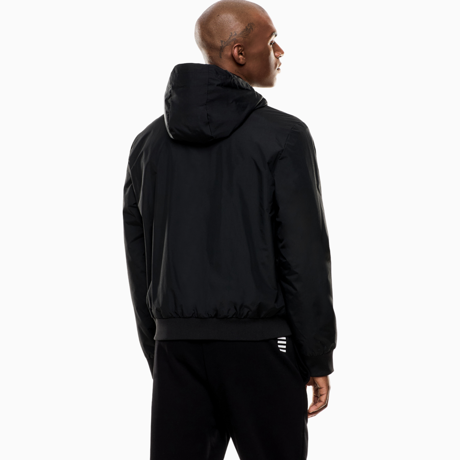 Мъжко черно пролетно есенно яке EA7 Emporio Armani Men Jacket 8NPB21 PNFZZ 0208 Back View