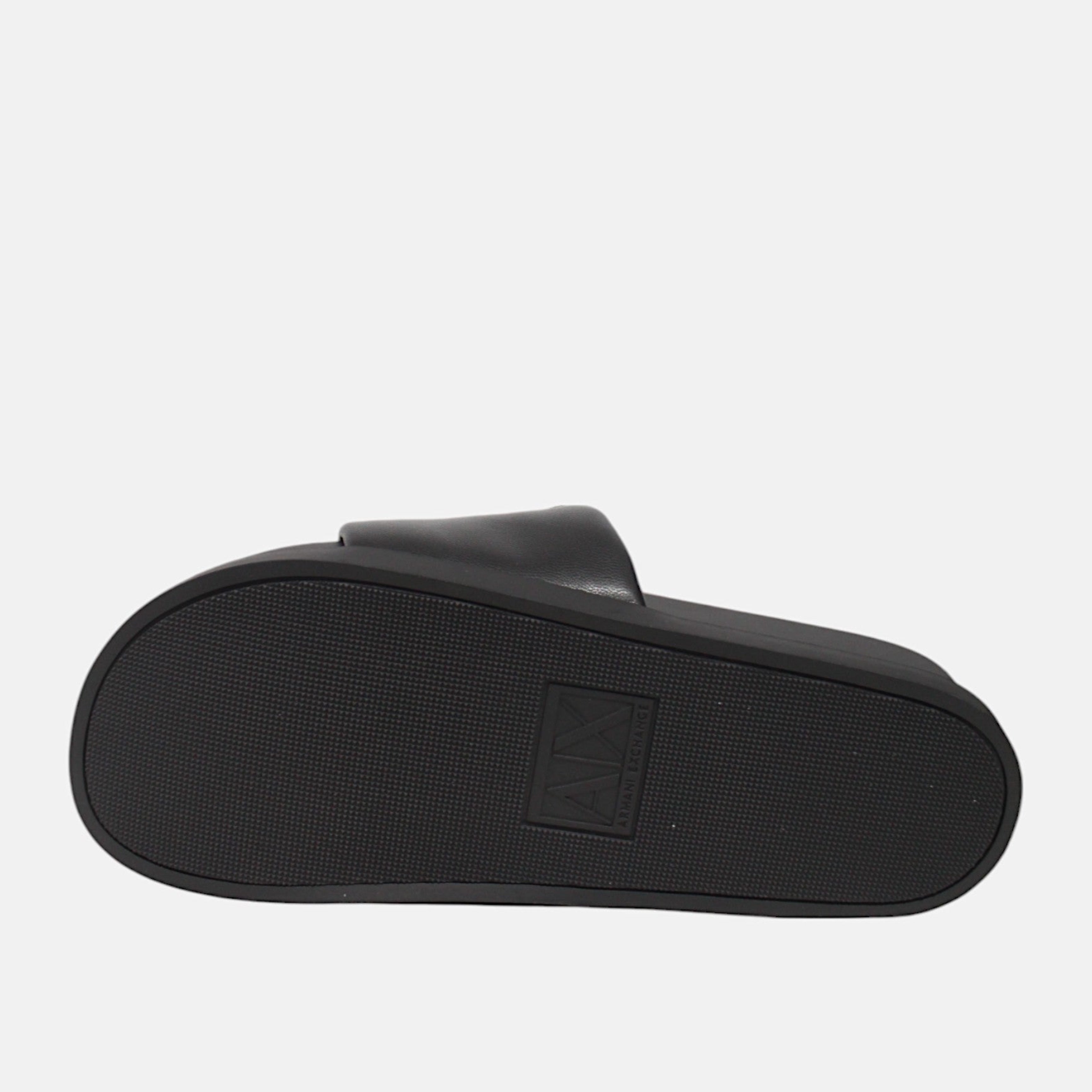 Дамски елегантни чехли Women’s slippers Armani Exchange XDP061 XV926 00002 Black Outsole view