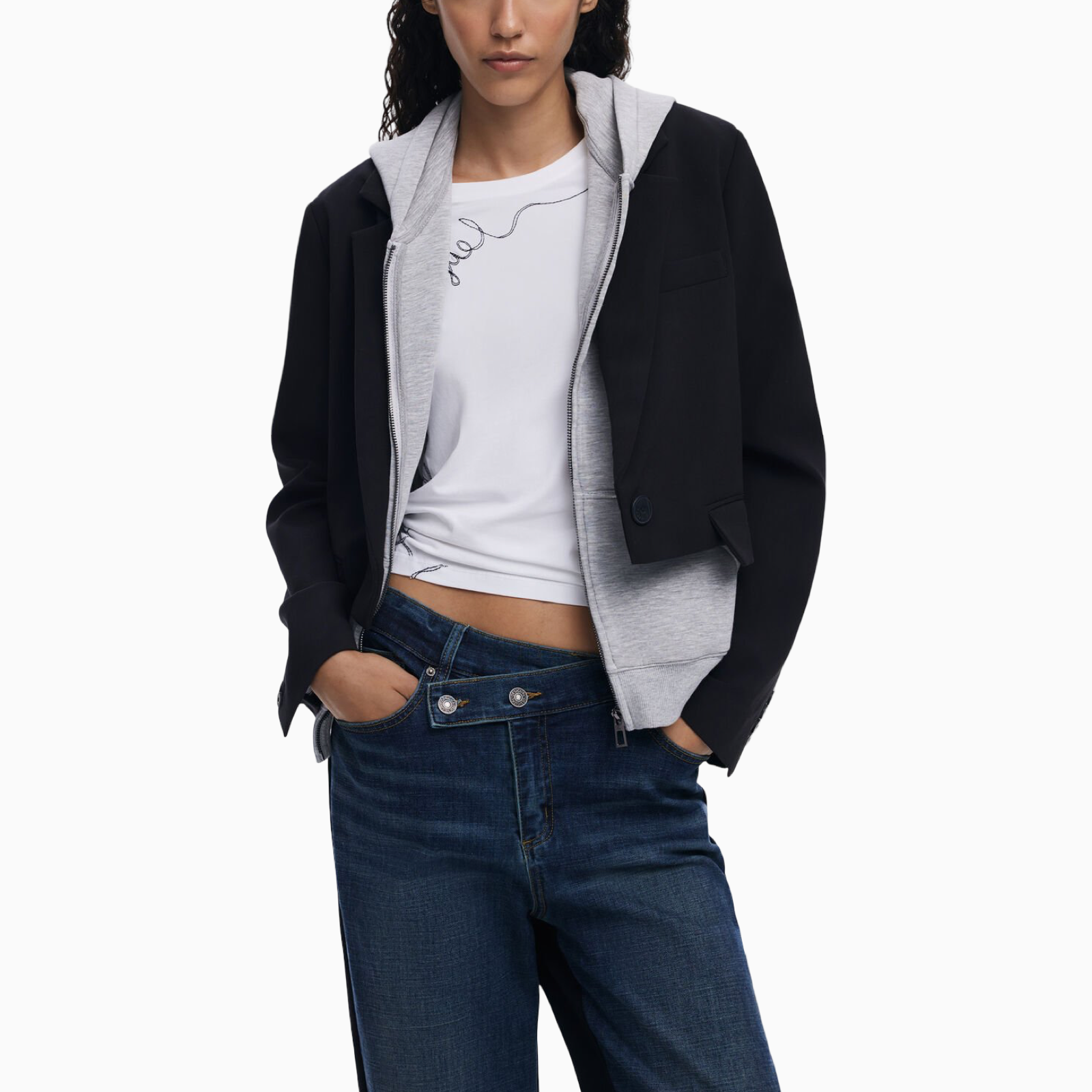 Дамски дънки Desigual Women Jeans 
25WWDD14 Close-Up