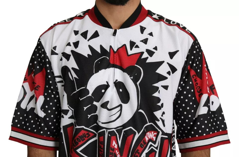 Полиестерна тениска Dolce &amp; Gabbana White King Panda