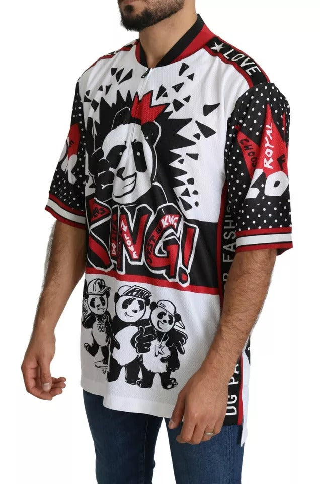 Полиестерна тениска Dolce &amp; Gabbana White King Panda