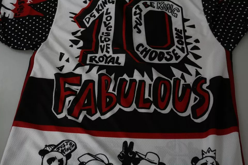 Полиестерна тениска Dolce &amp; Gabbana White King Panda