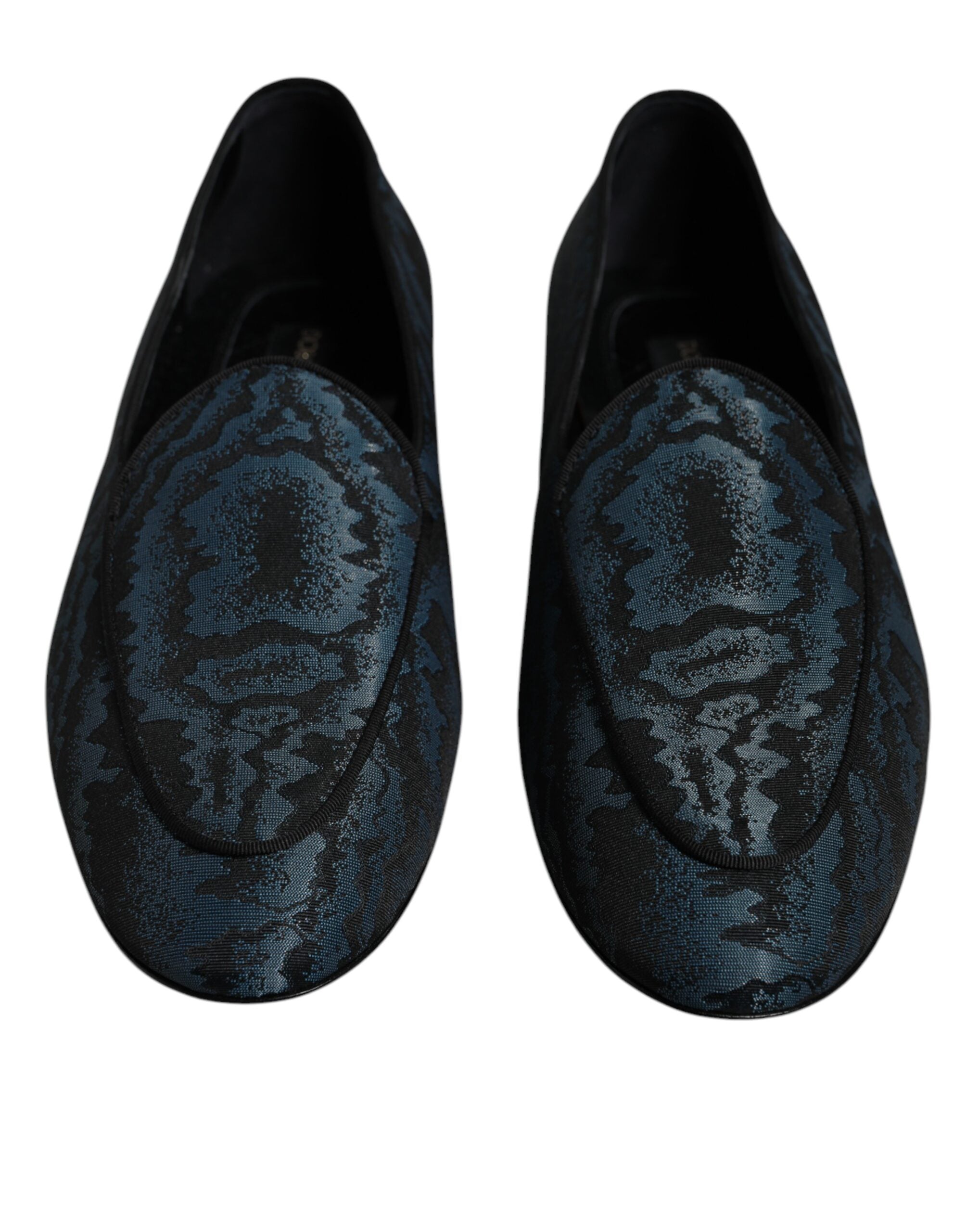 Мъжки мокасини Dolce &amp; Gabbana Blue Black Flats Мъжки обувки