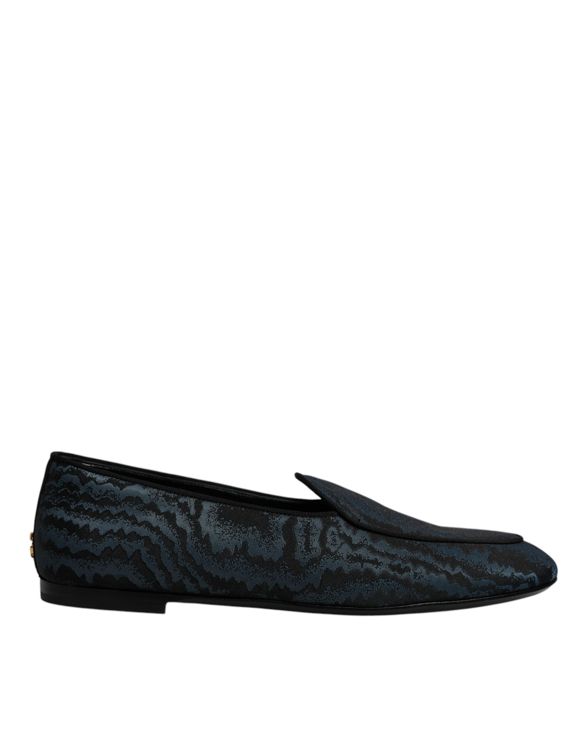 Мъжки мокасини Dolce &amp; Gabbana Blue Black Flats Мъжки обувки