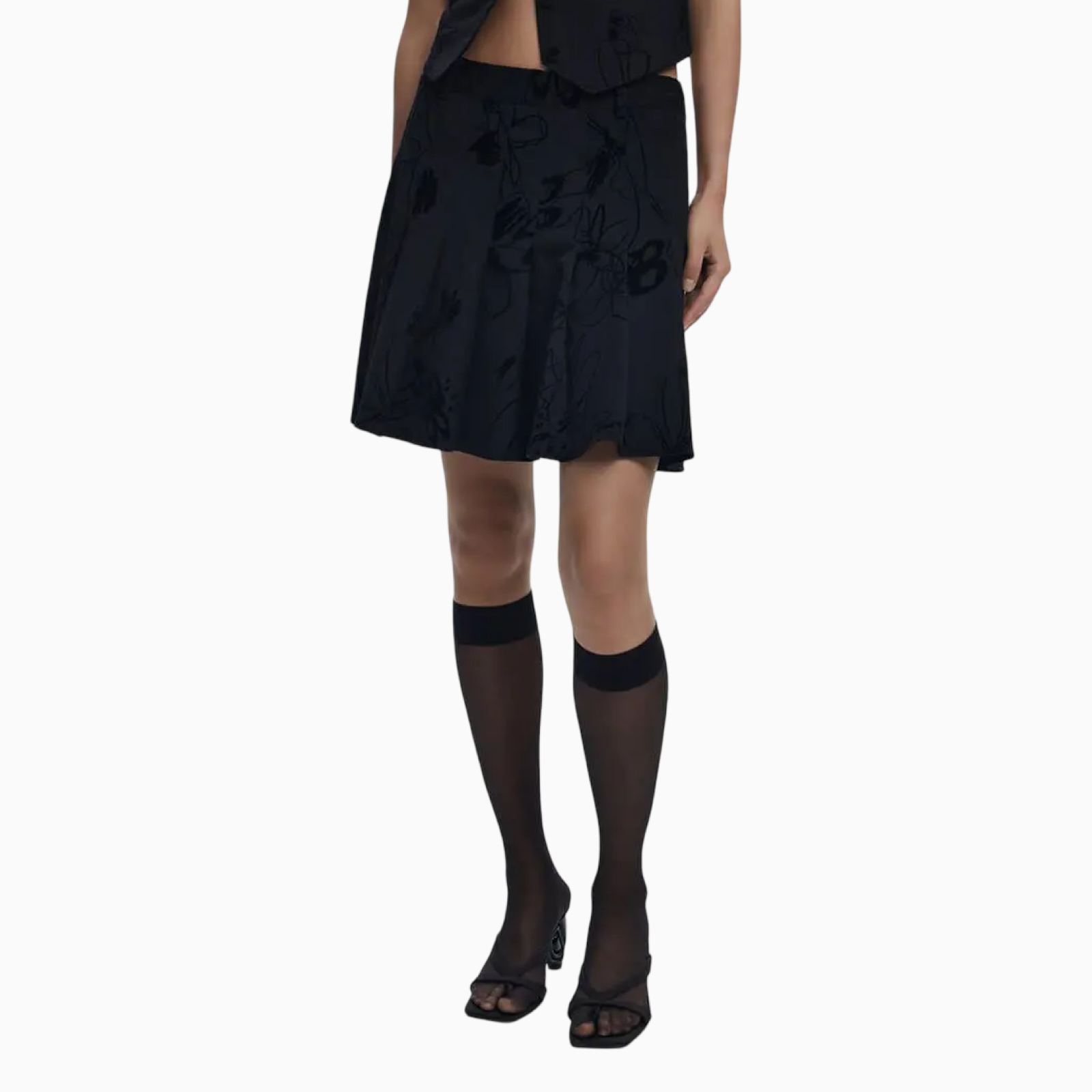 Дамска пола Desigual Women Skirt 25WWFW10 Front View