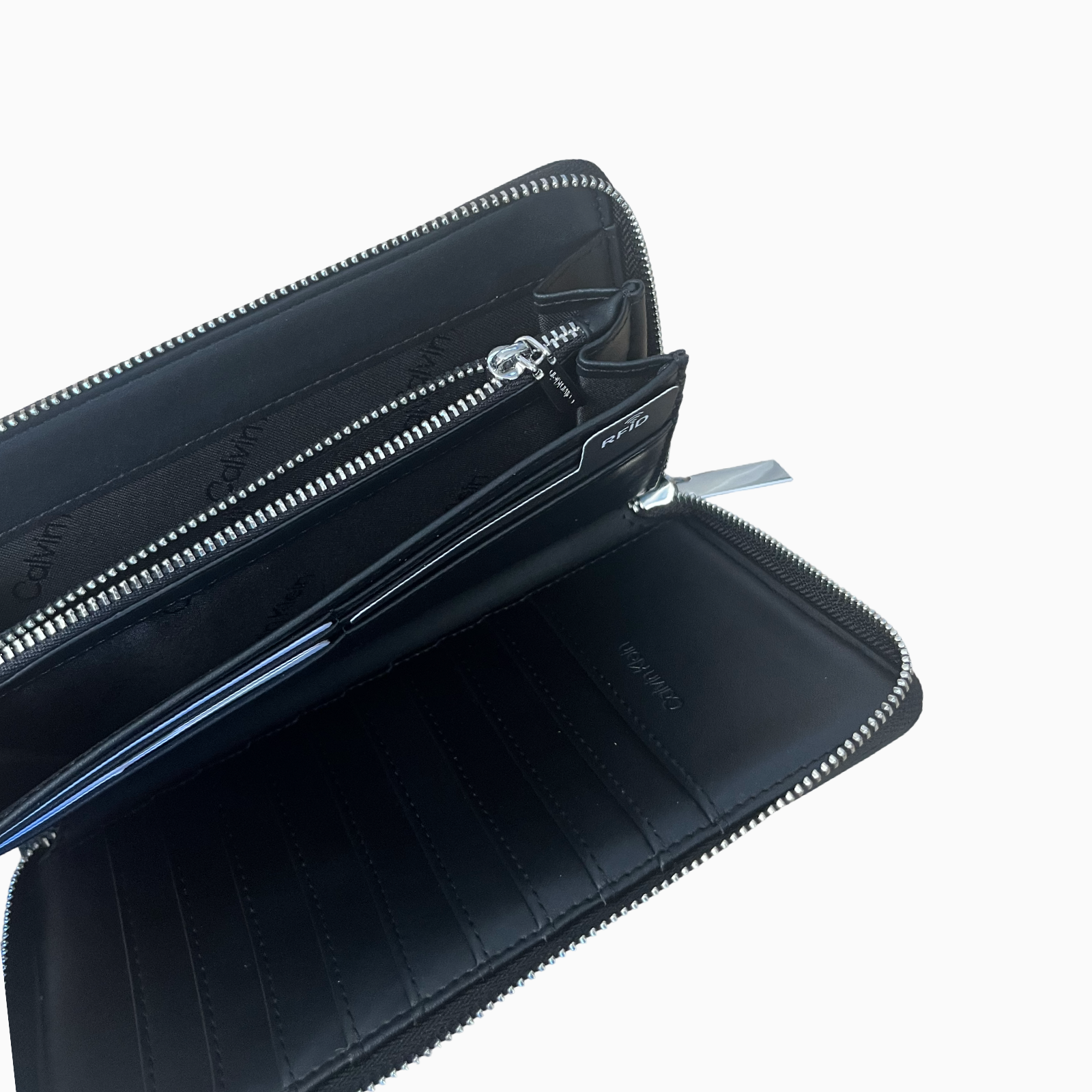 Клъч портфейл nisex clutch wallet Calvin Klein K60K613070 BEH Black inside view