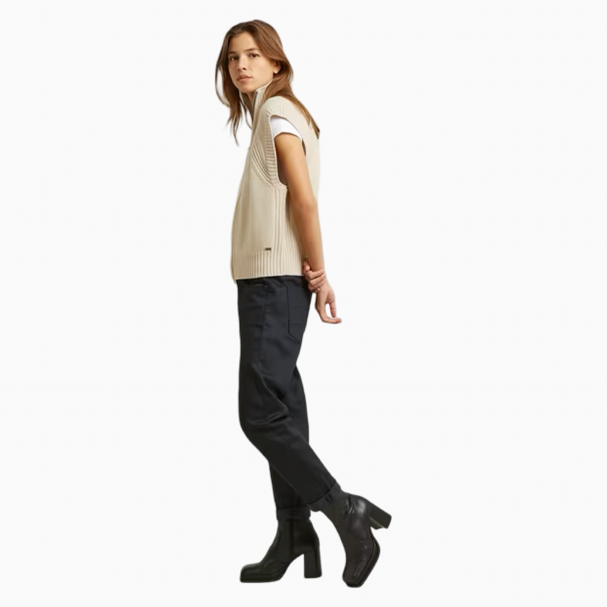 Дамски елек G-Star Women Knit Gilet D30195-D770-1214 Side View