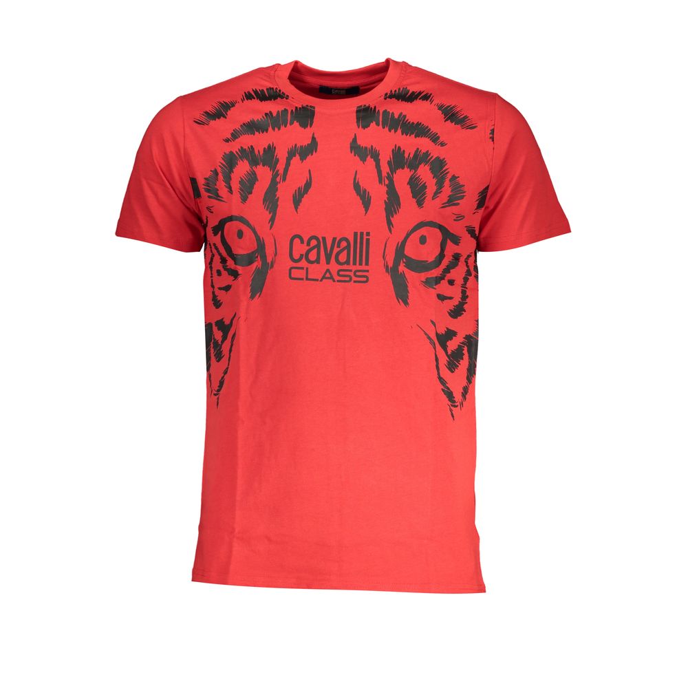 Мъжка тениска Men's t-shirt Cavalli Class
QXT62UJD060 02000 red front view