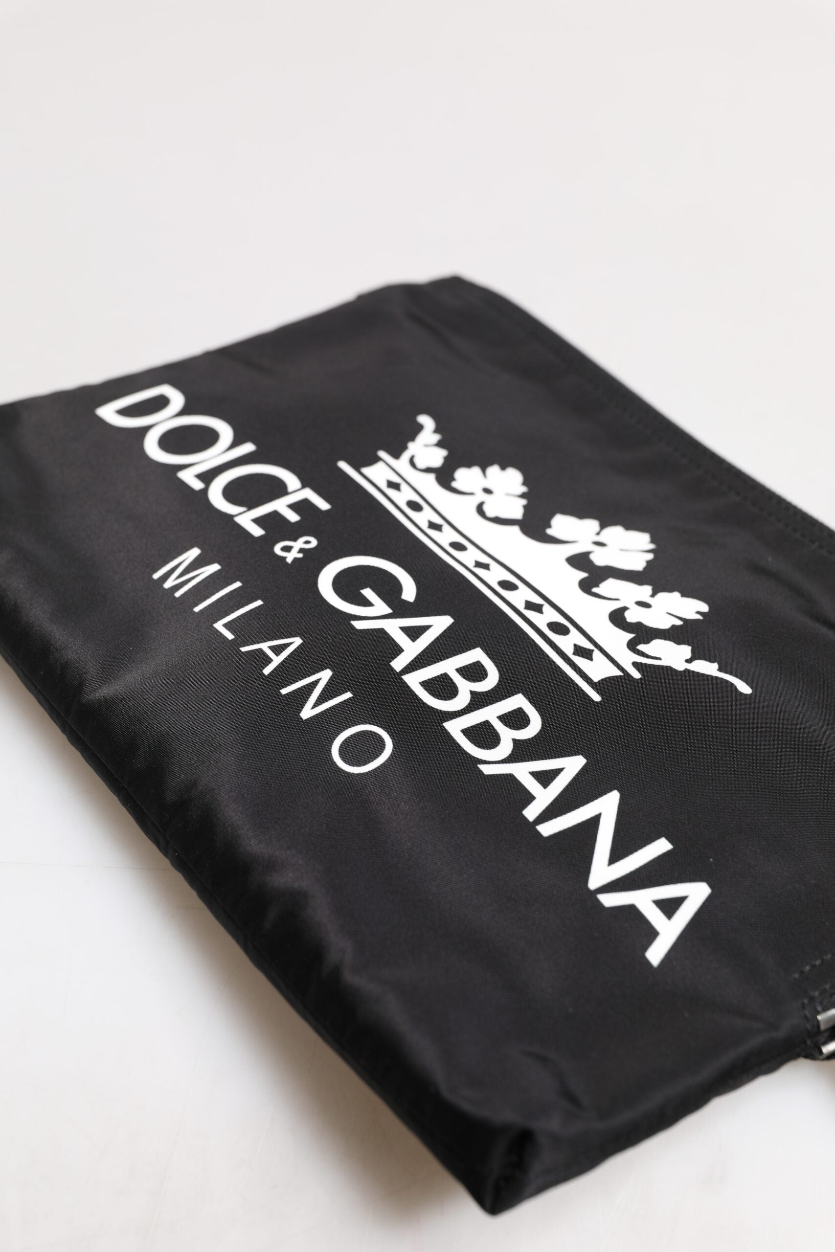 Dolce & Gabbana DG Milano Print Nylon Pouch Clutch Bag